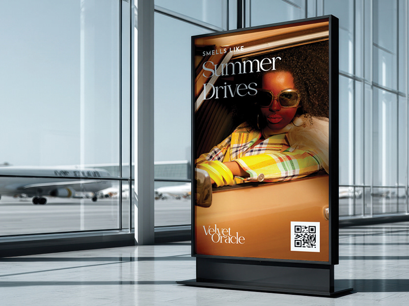 Large Format Digital Campaign Ad in an Airport