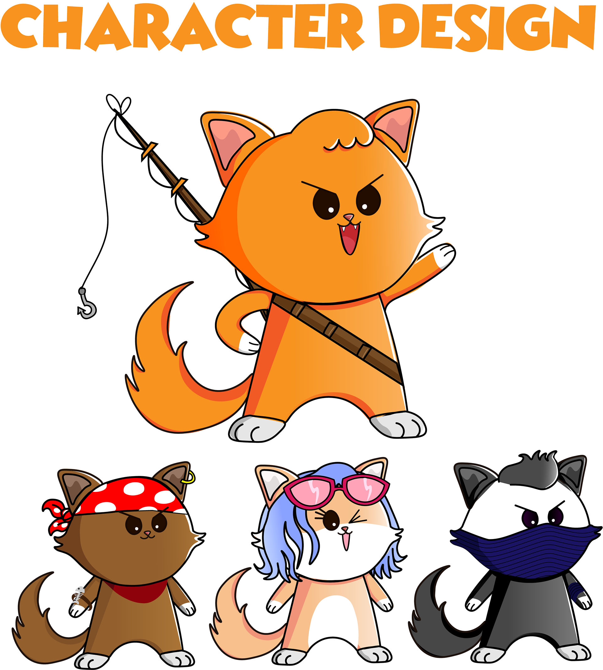 Character Design - Cat Maw and skins