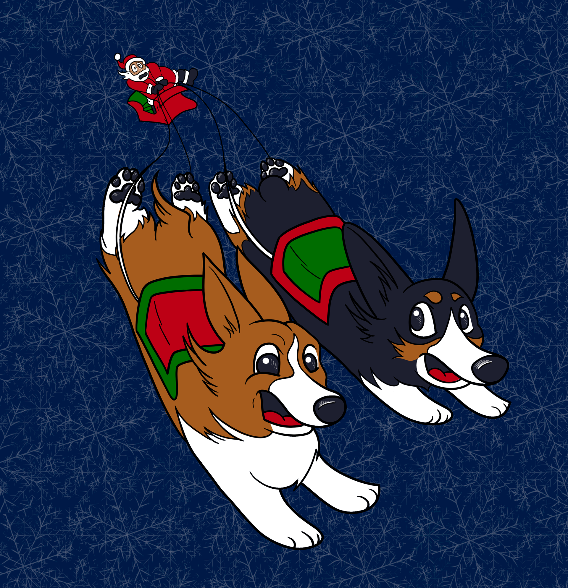 Merry CORGmas - 2021 - Adobe Photoshop