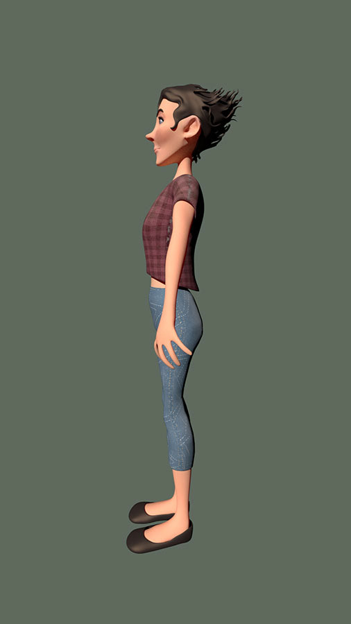 Rosemerry Side - 2020 - Zbrush, Substance Painter, Maya, Renderman