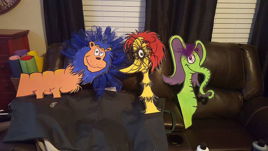 Doctor Seuss Project - 2018 - Recreating Doctor Seuss characters For Elementary School (Partnering with Shelley Arriaga