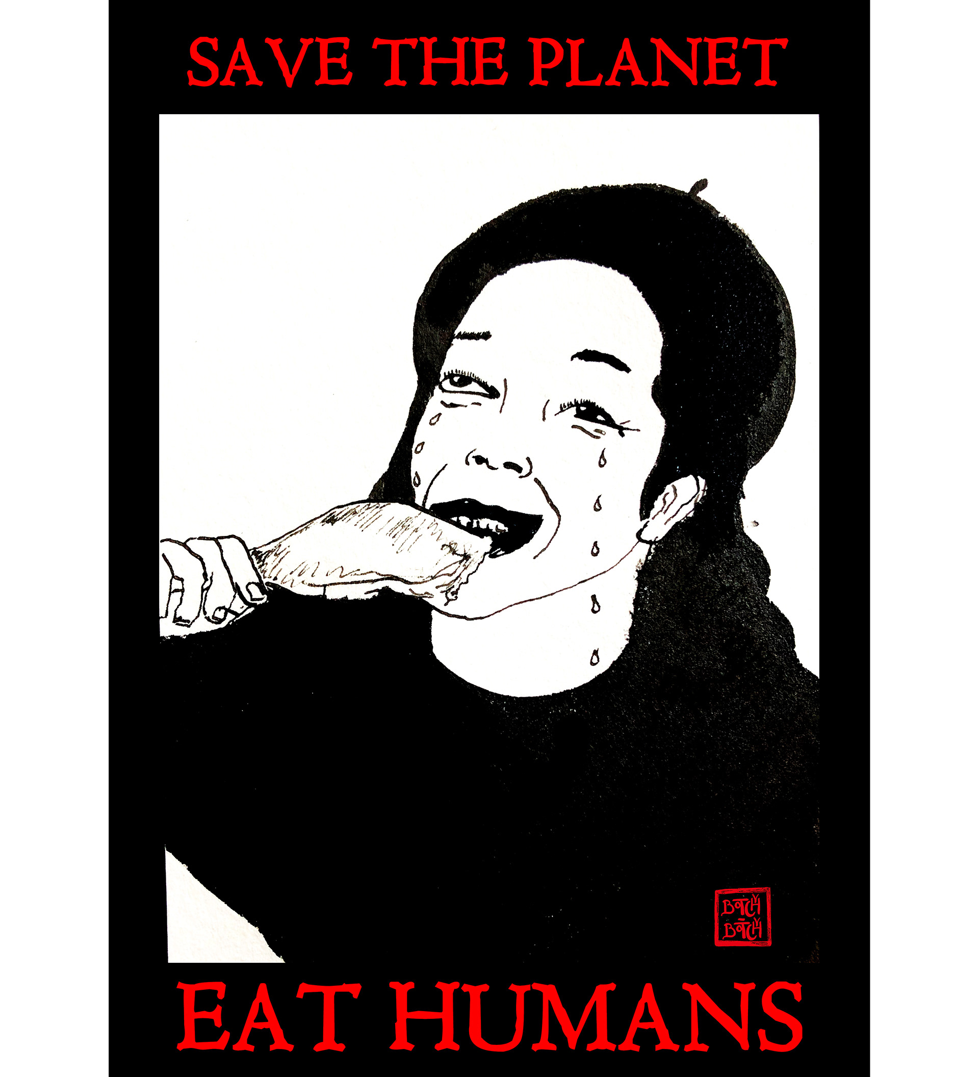 Save the planet, eat humans