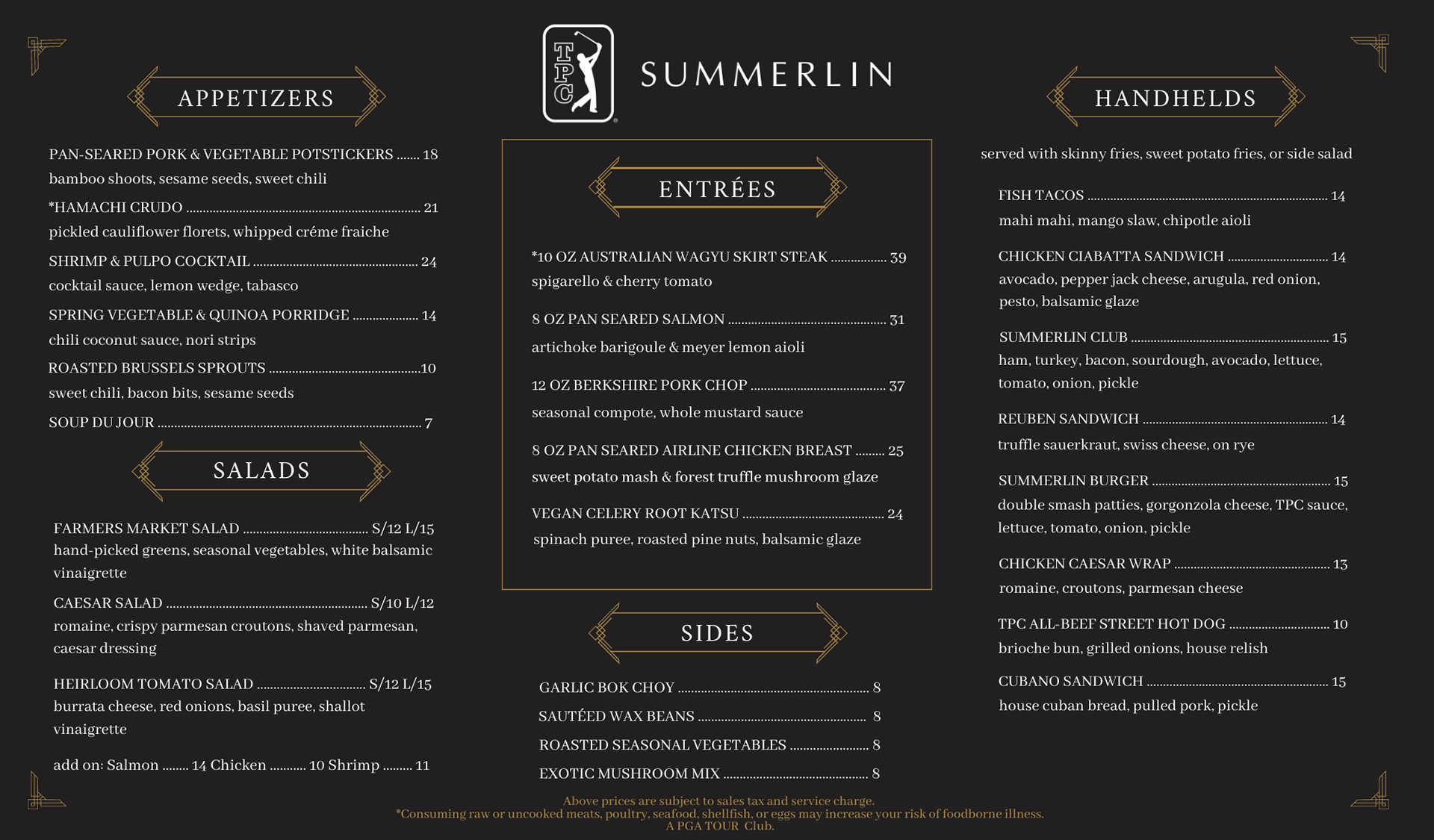 Menu Design