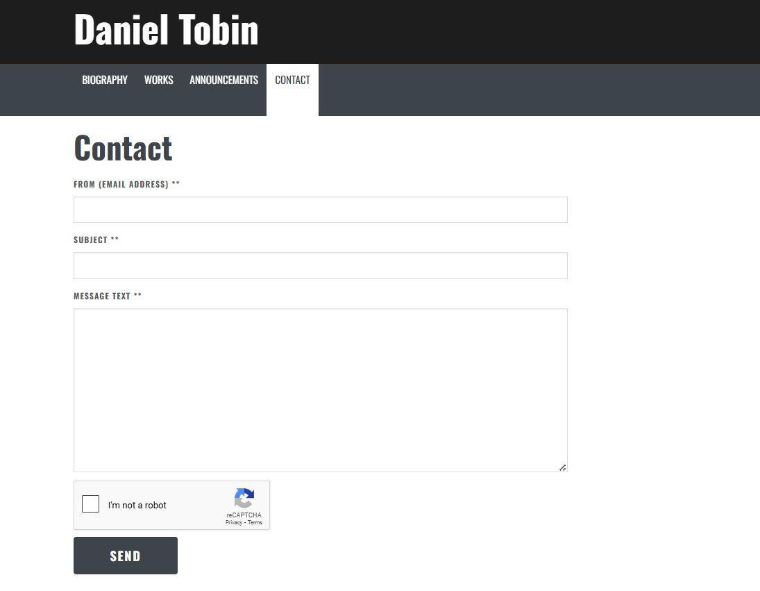 Contact Page