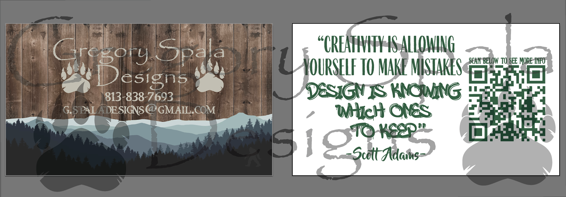 Second Generation Business Cards
