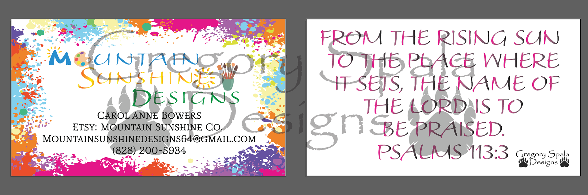 Double-Sided Business Cards
