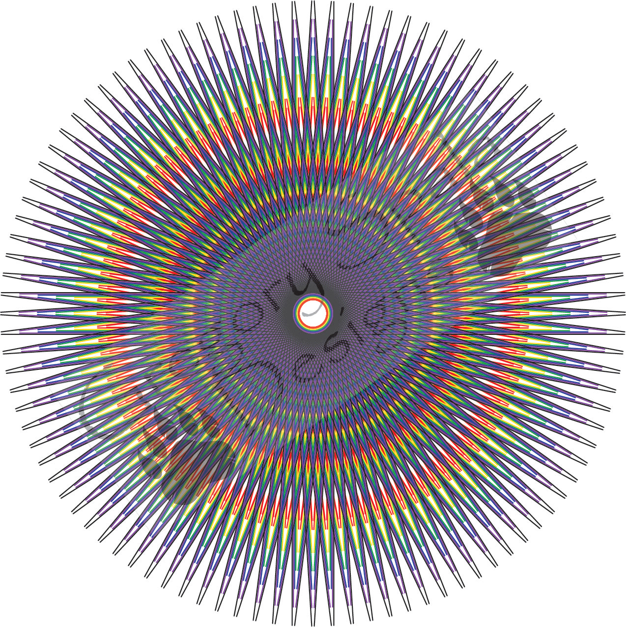 Radial Rainbow