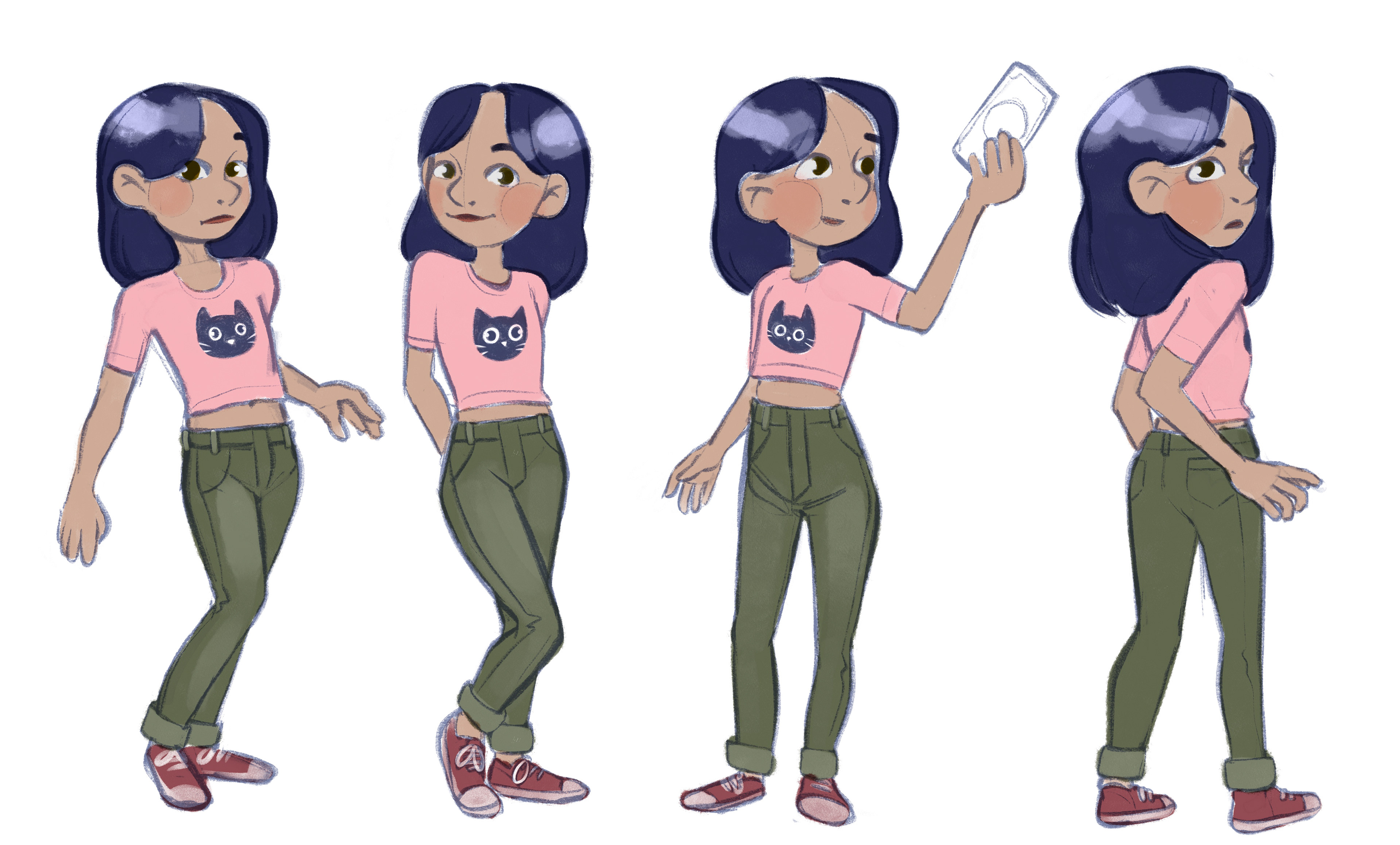 Recherche personnage adolescente