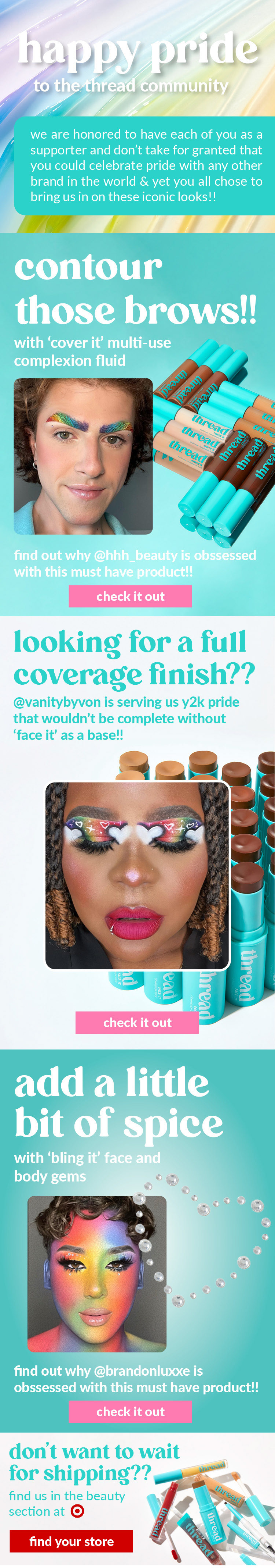 #TAKEPRIDE CREATOR FEATURE EMAIL