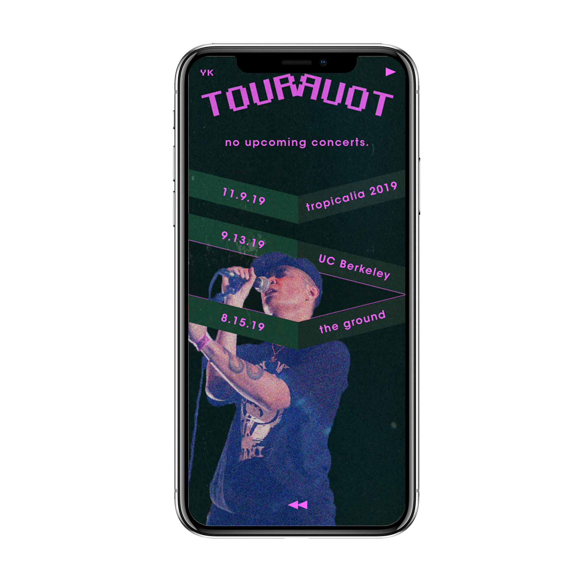 Tour Stop Viewing Page - link to purchase tickets