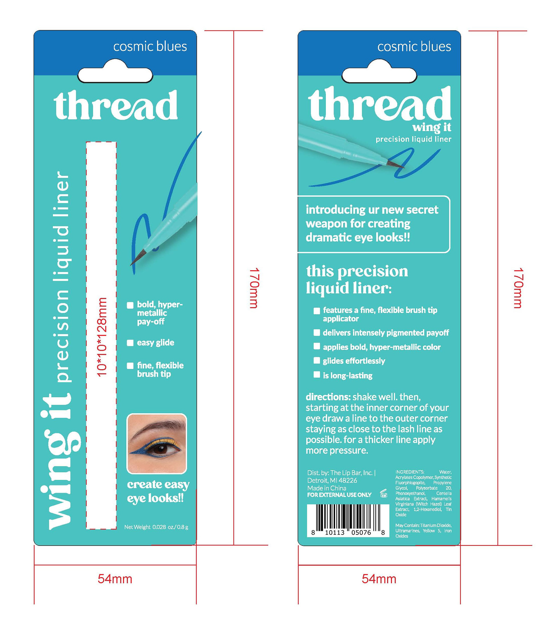 SECONDARY PACKAGING - BLISTERCARD AW