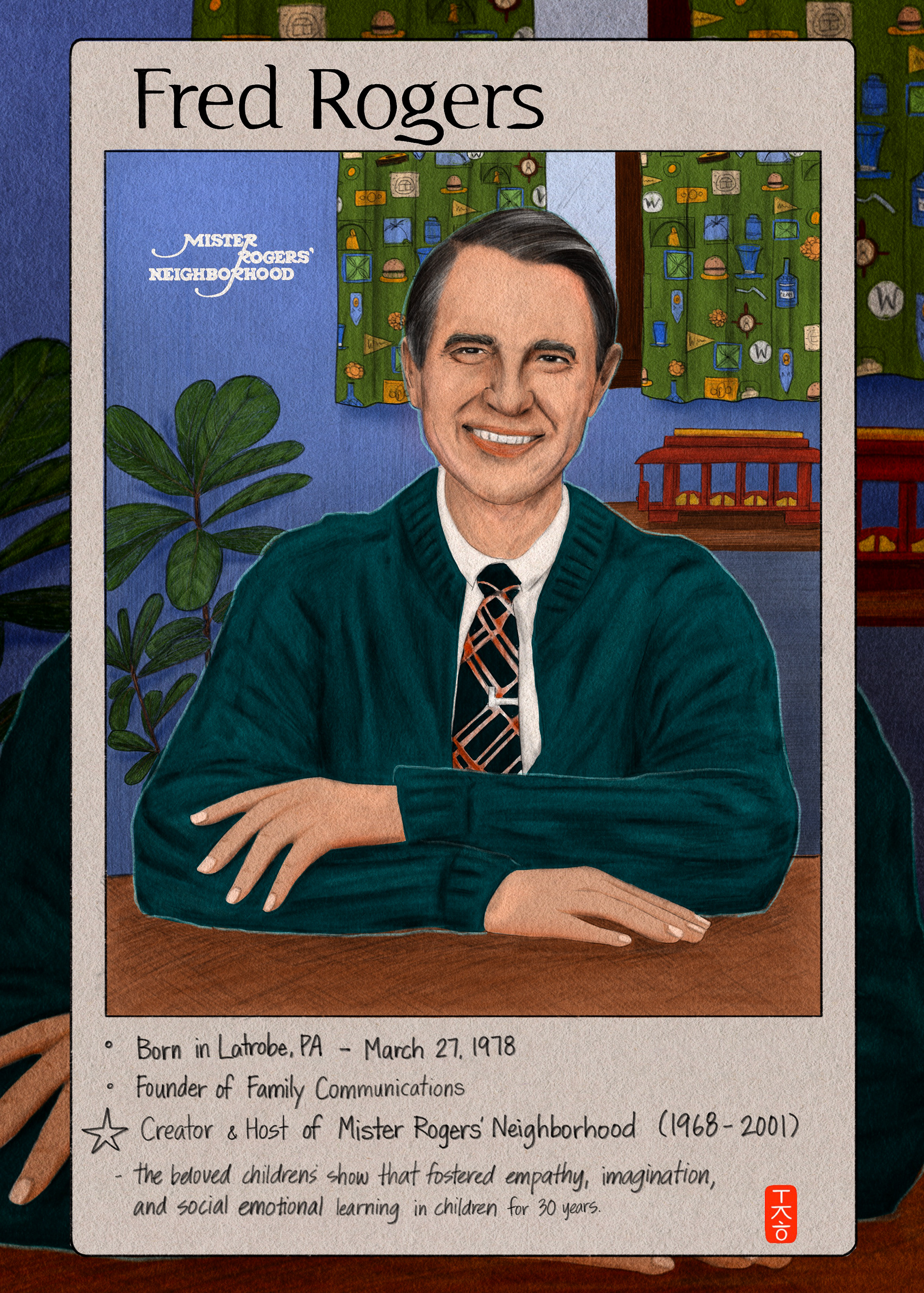 Fred Rogers Card
