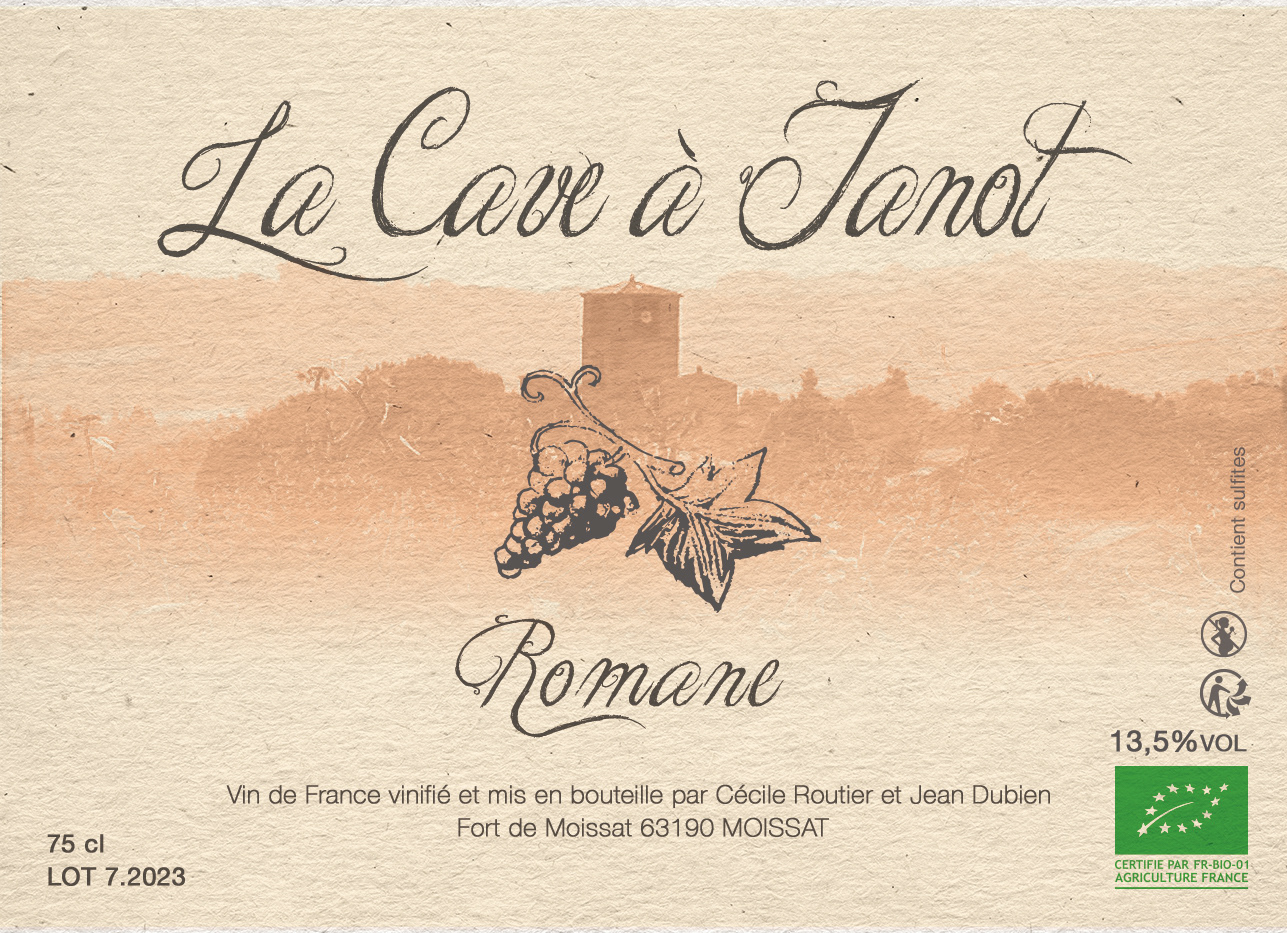 Vin rouge en Gamay d'Auvergne, sélection parcellaire de vieilles vignes de 80 ans sur le secteur de Glaine-Montaigut. Cette cuvée allie à la fois  la finesse et le fruit rouge typique du Gamay. Elevage un an en fût. Sans sulfites ajoutés.