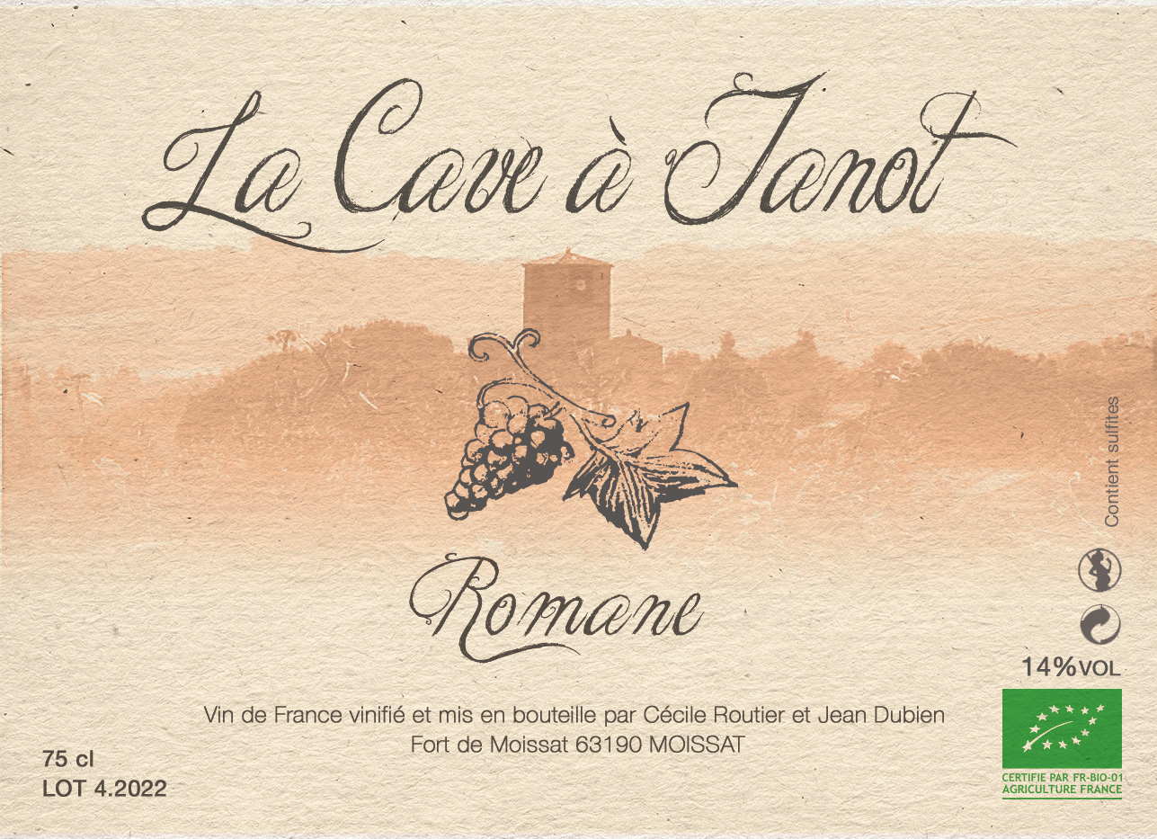 Vin rouge en Gamay d'Auvergne, sélection parcellaire de vieilles vignes (80 ans) sur le secteur de Glaine Montaigut ; élevé un an en fût de chêne .Cette cuvée allie à la fois la finesse et le fruit rouge typique du Gamay. Sans sulfites ajoutés.