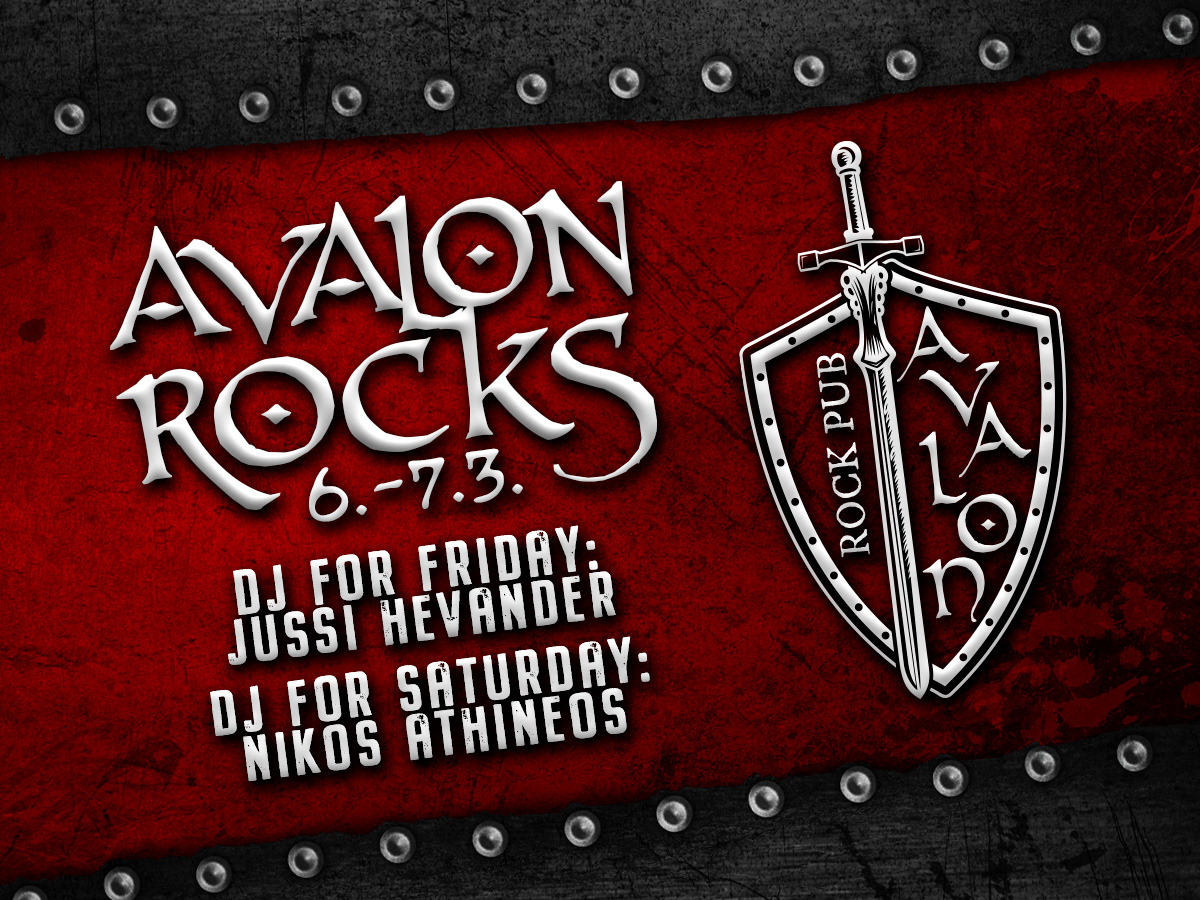 Event ad - Avalon Rock Pub Chania Crete