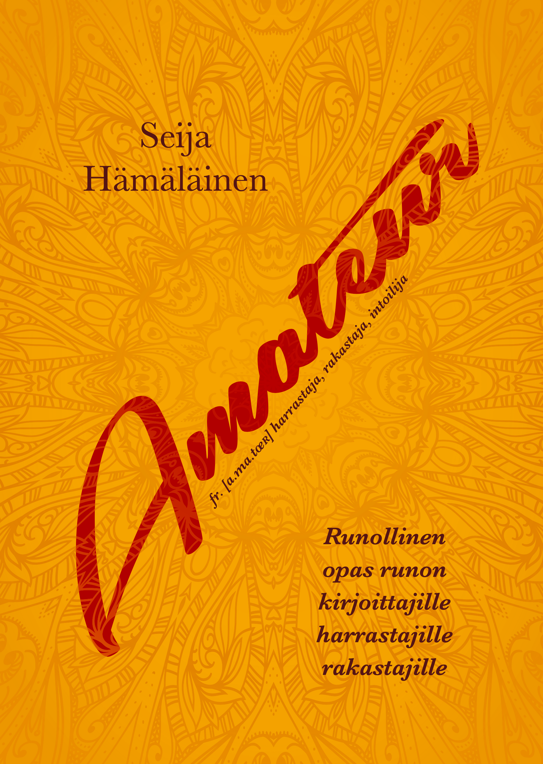 Book cover design - Seija Hämäläinen / Amateur