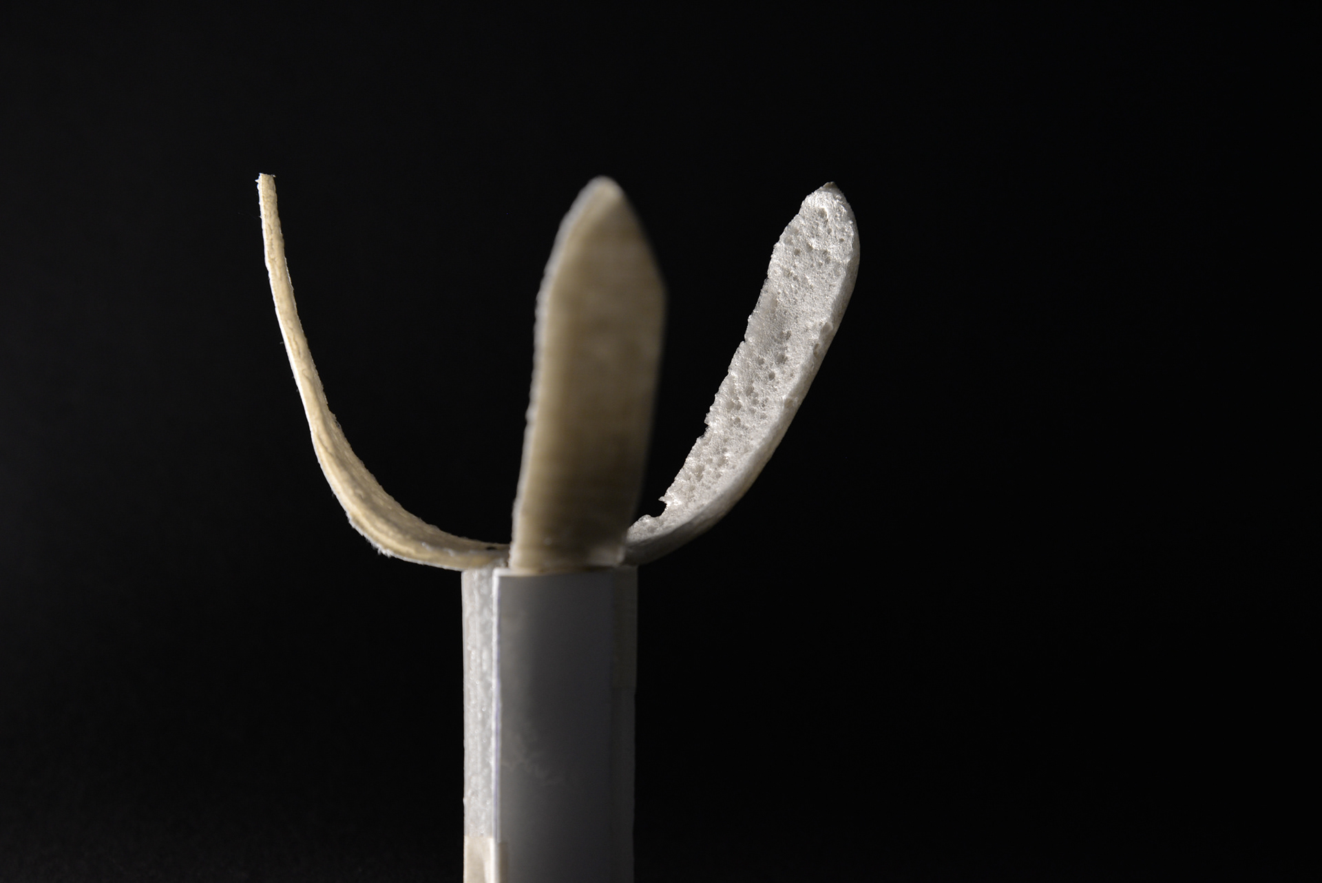 Variation of shape with material