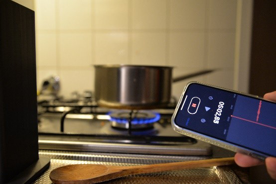 Recording sounds to become more aware 