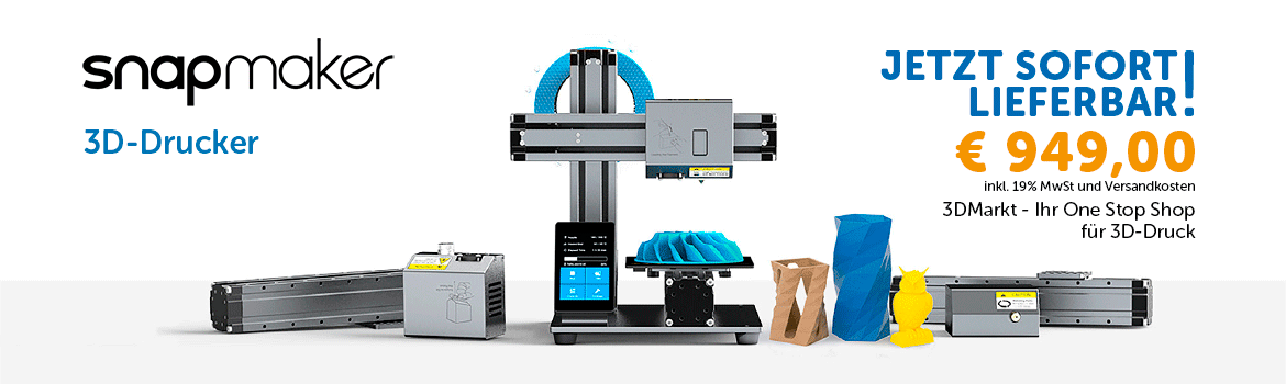 Snapmaker, jetzt bei 3DMarkt.at sofort lieferbar!