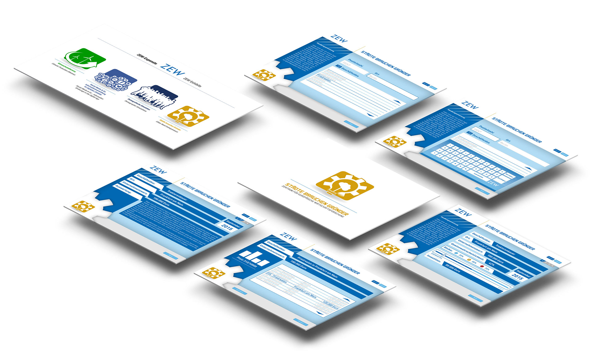 ZEW-Exponate: Städte brauchen Gründer