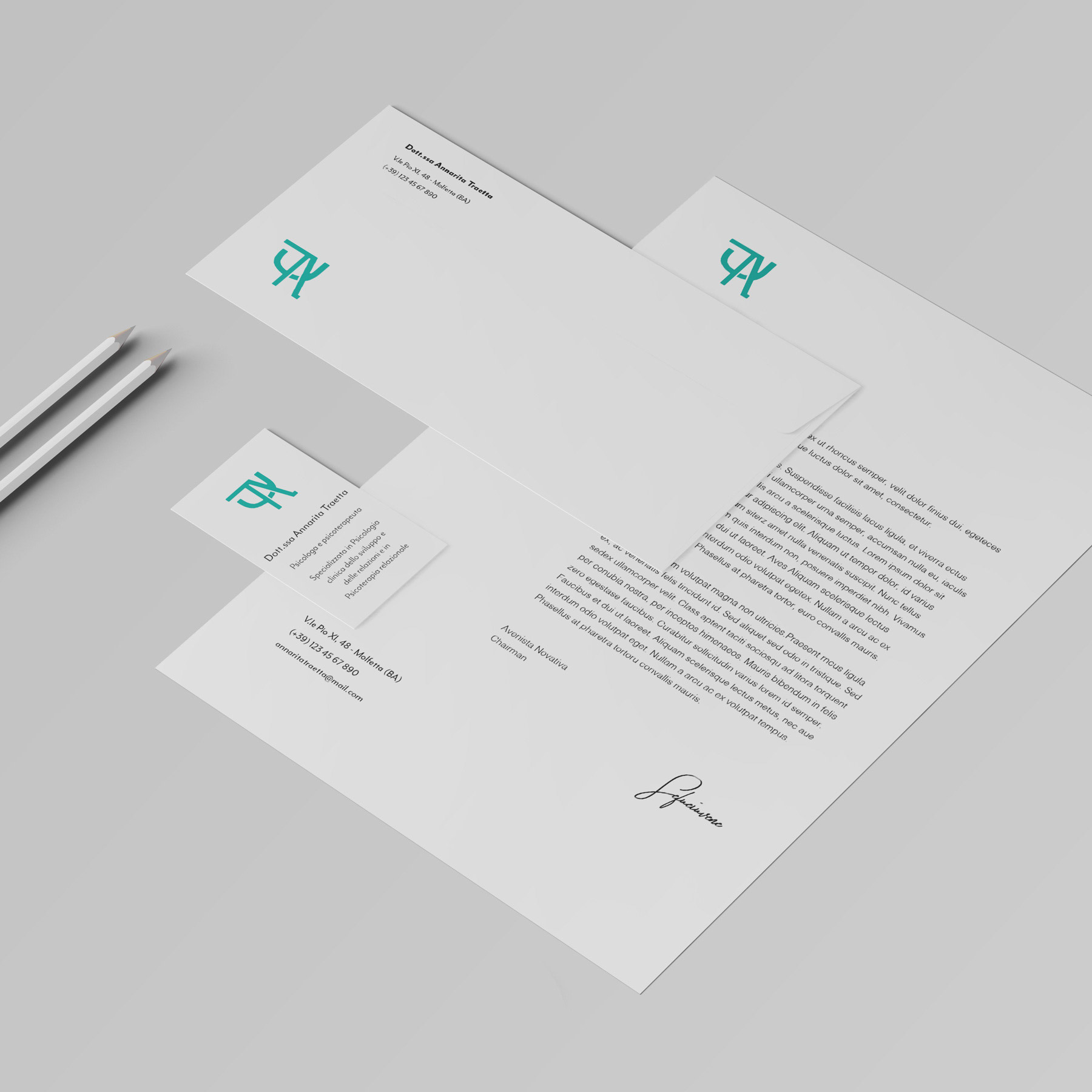 Erstellung von Logos und Corporate Identites für Ärzte und Fachärzte: Psychologen, Zahnärzte, Chirurgen, usw.