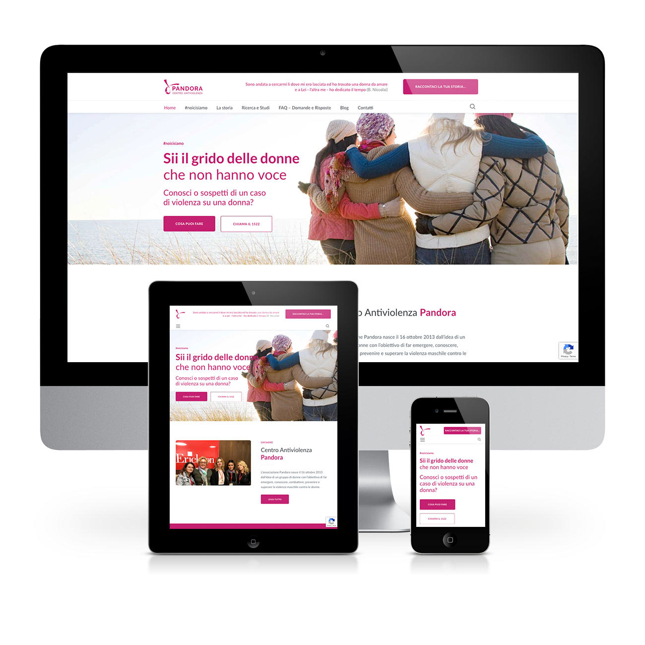 bring out, know, fight, prevent and overcome male violence against women.inst women.