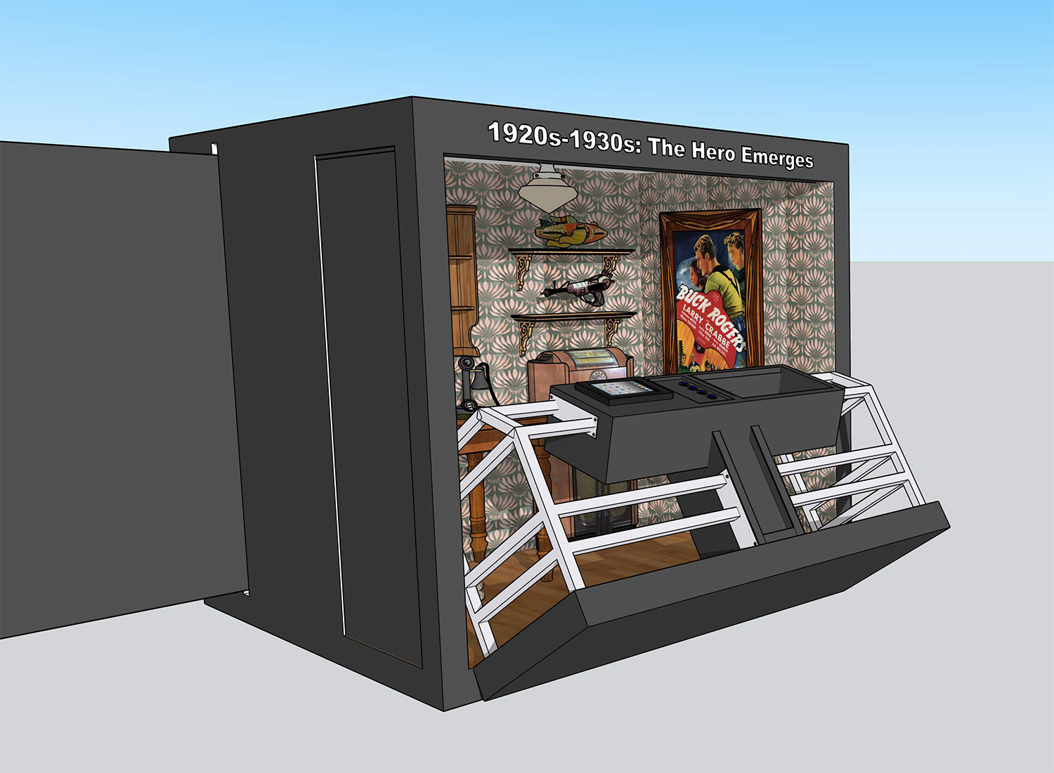 Side panels pull out