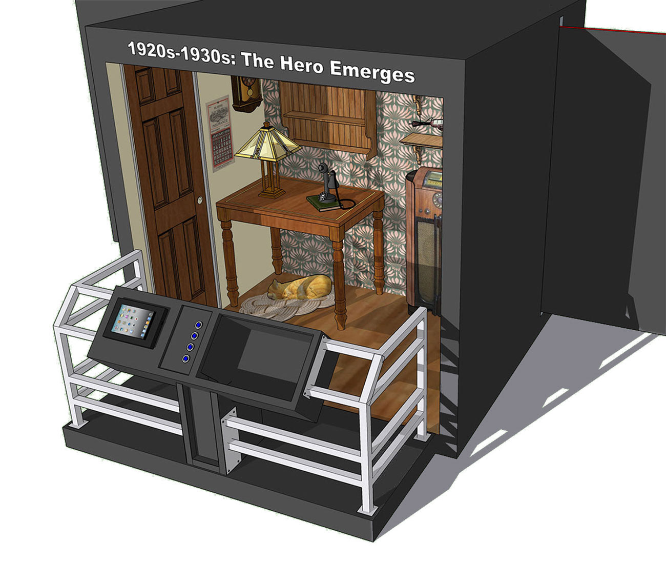 Plug in a 110v power drop...setup is complete.