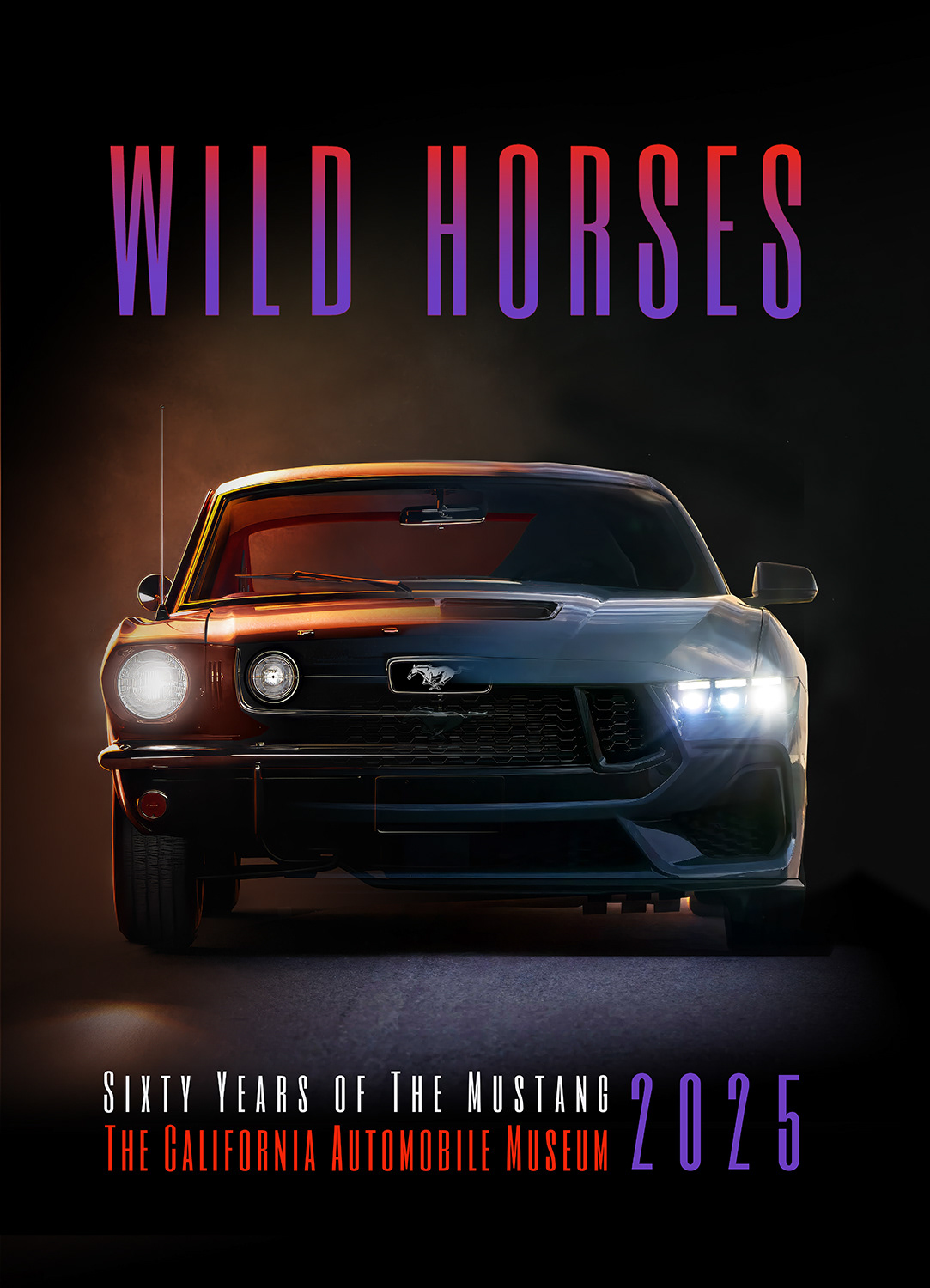 This was the exhibit's identity, and also the image for tee shirts, posters and other merch.  (Client: The California Automobile Museum)