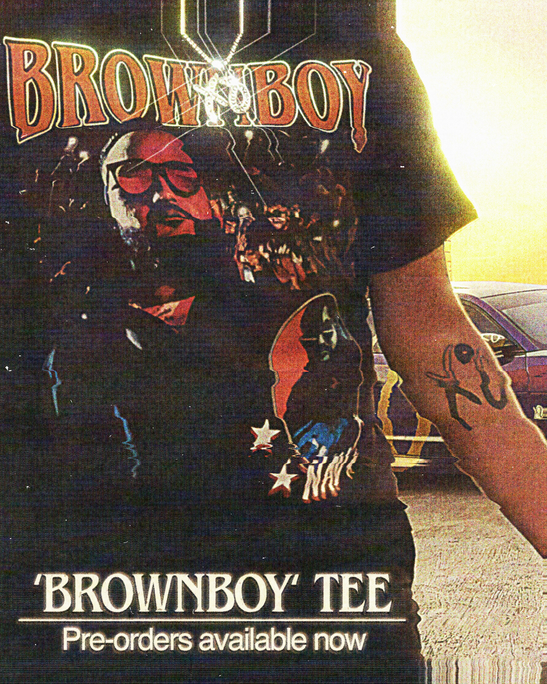 'Brown Boy' Tee Pre-Order poster for Young Era