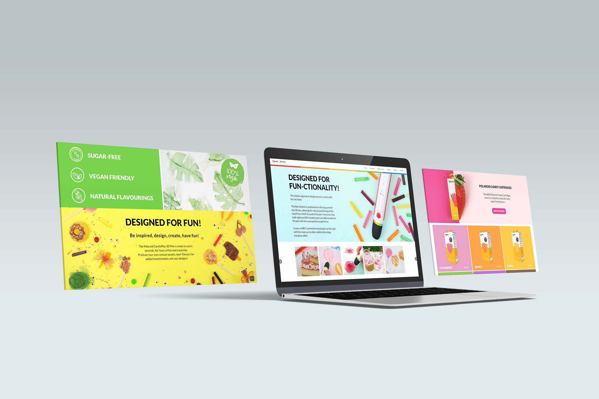 IU design website (CandyPlay 3D Pen)