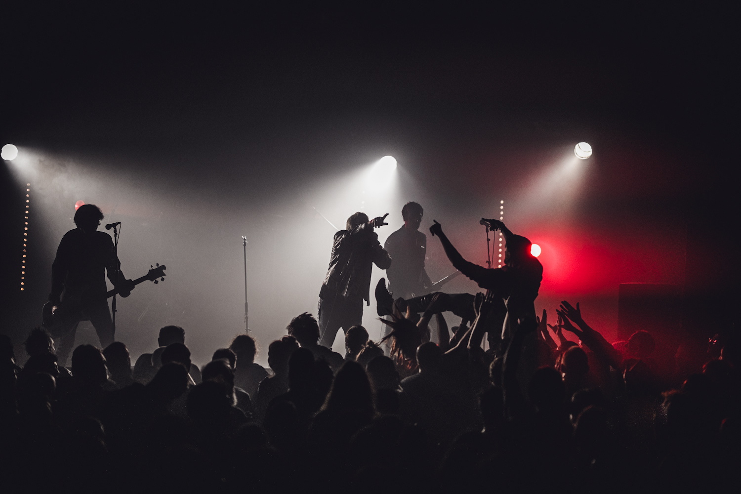 Show of English punk rock band U.K. Subs at Magasin4 club in Brussels on 2nd November 2020