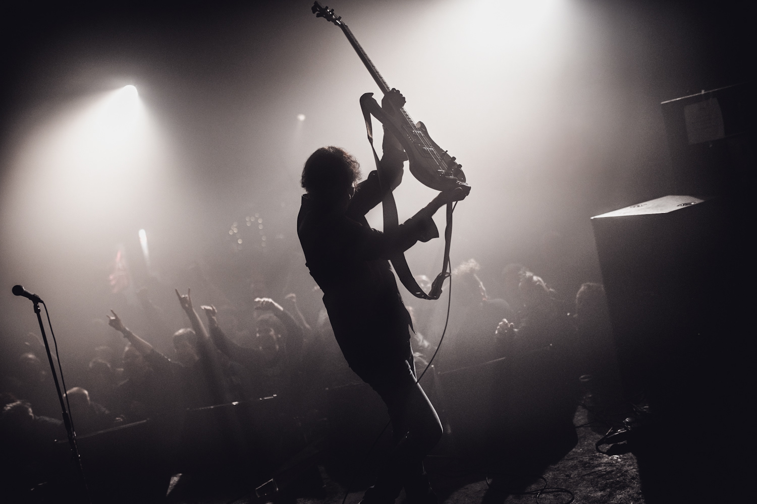 Alvin Gibbs of English punk rock band U.K. Subs during their showat at Magasin4 club in Brussels on 2nd November 2020