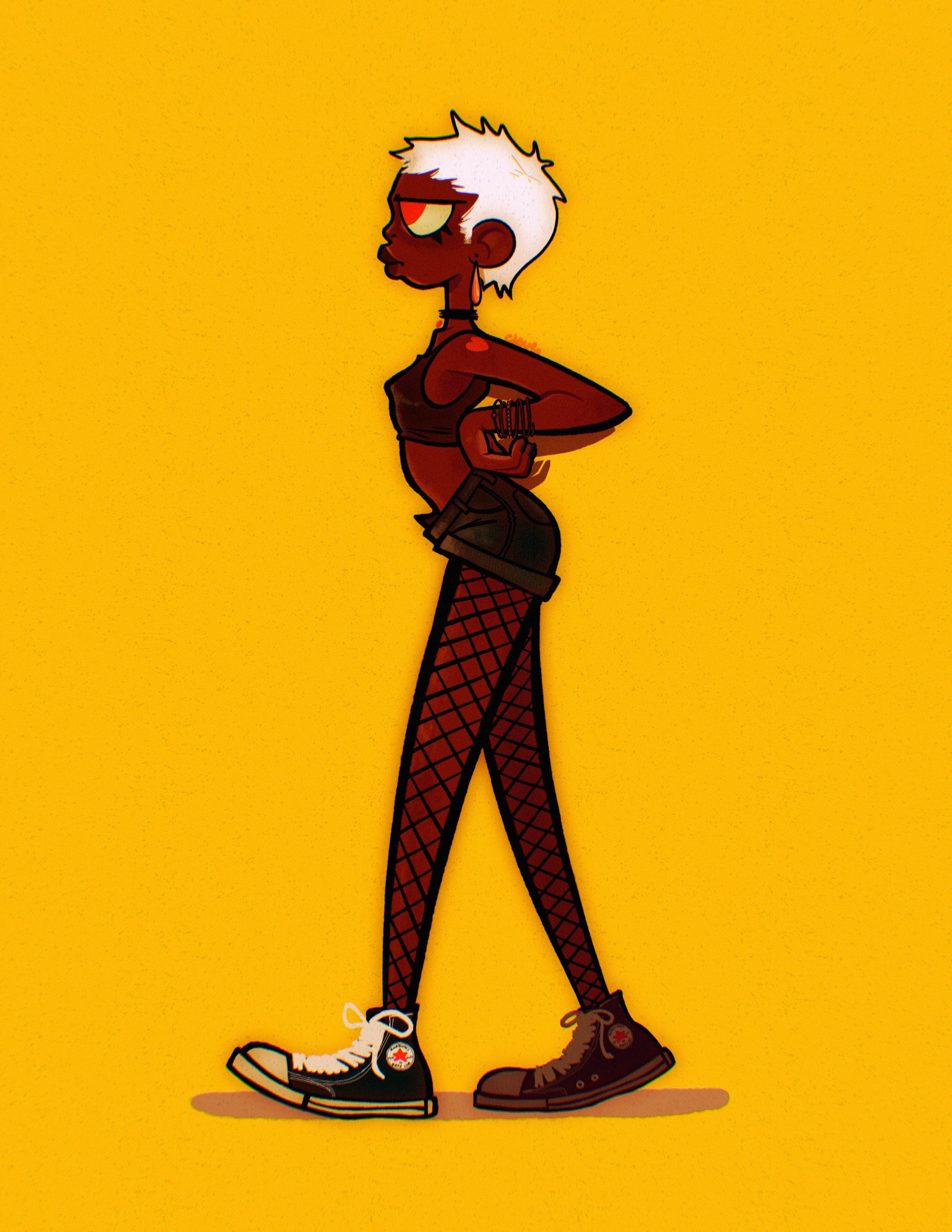 Where She Goin? - Illustration