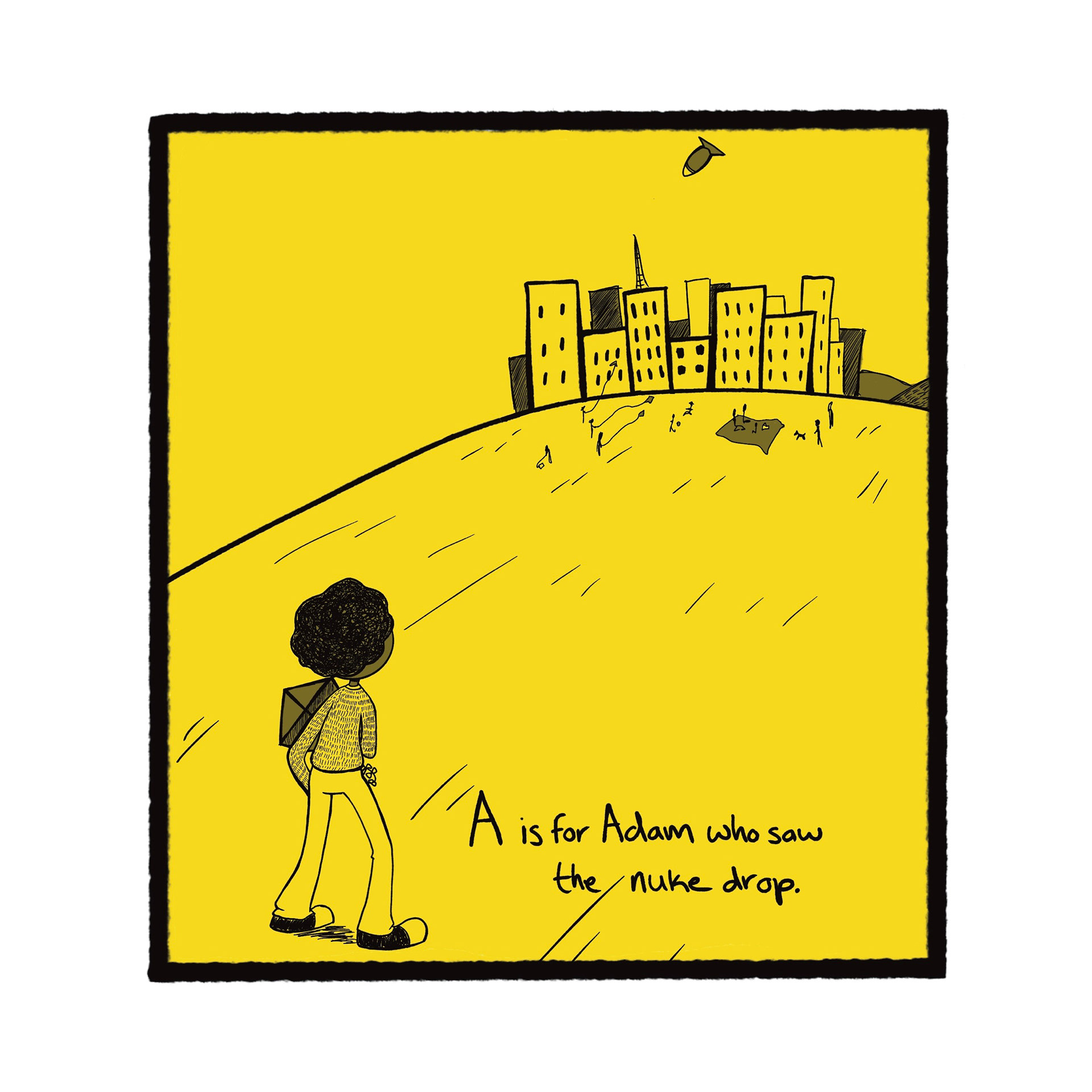Alphabet comics inspired by “The Gashleycrumb Tinies” written and illustrated by Edward Gorey with a nuclear twist.