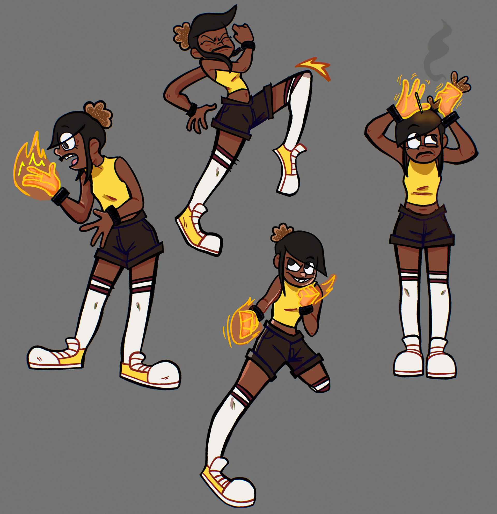 Beth Pose Exploration - Illustration
