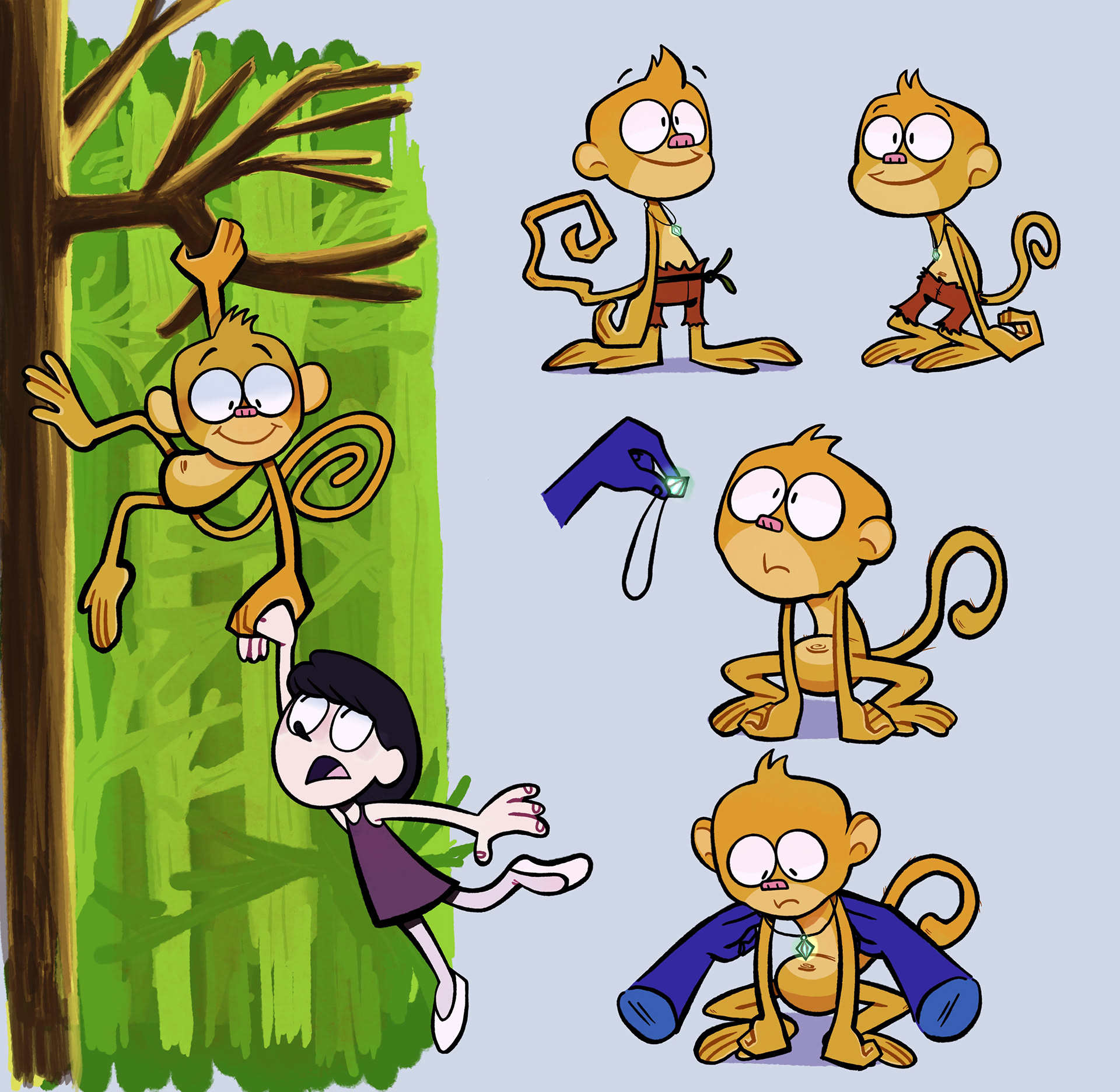Magical Monkey Concept - Illustration