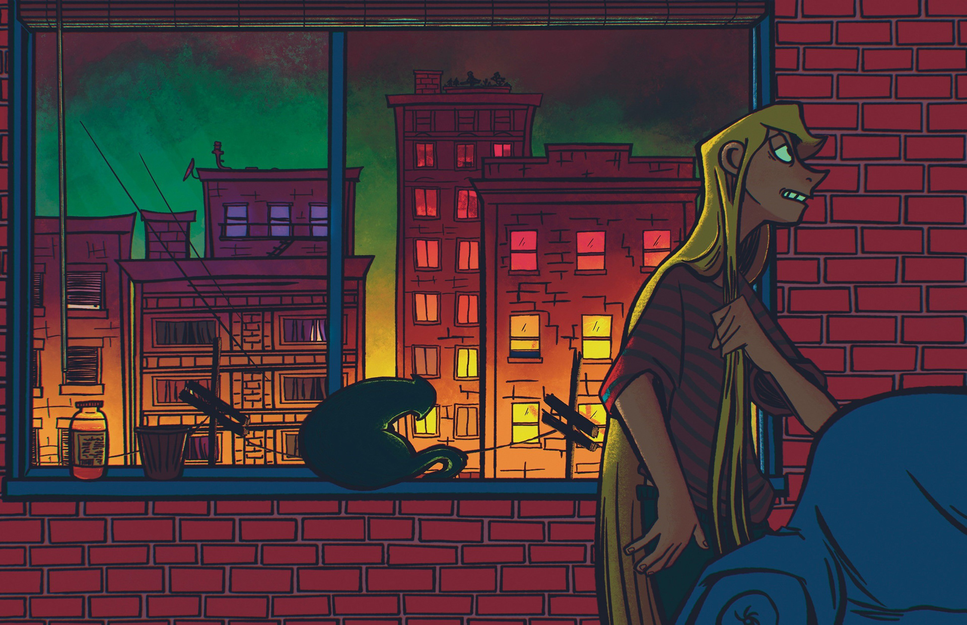 Night Scene - Illustration