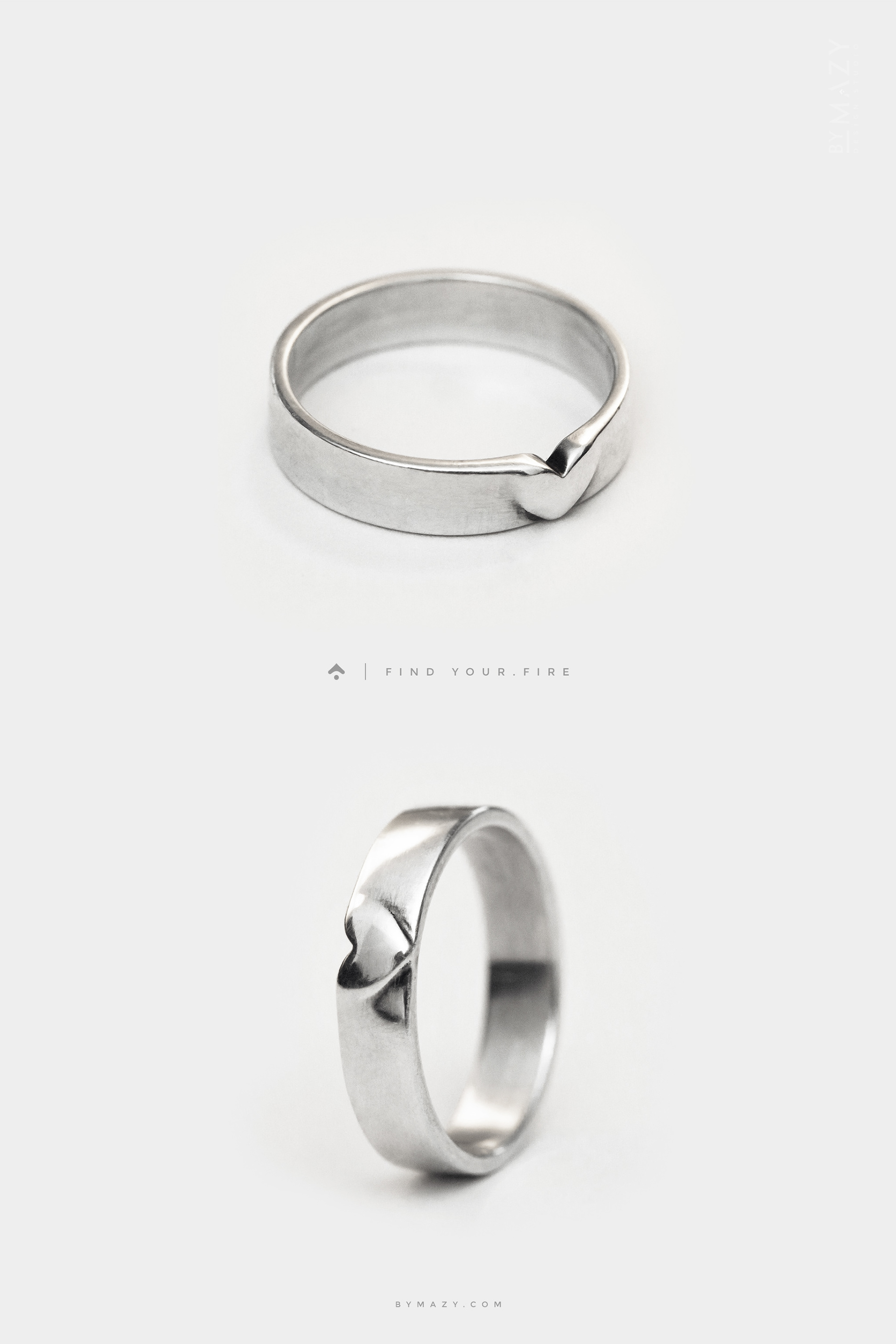 Heart Ring, sterling silver ring, wedding band, promise ring for her, unique minimalist jewelry