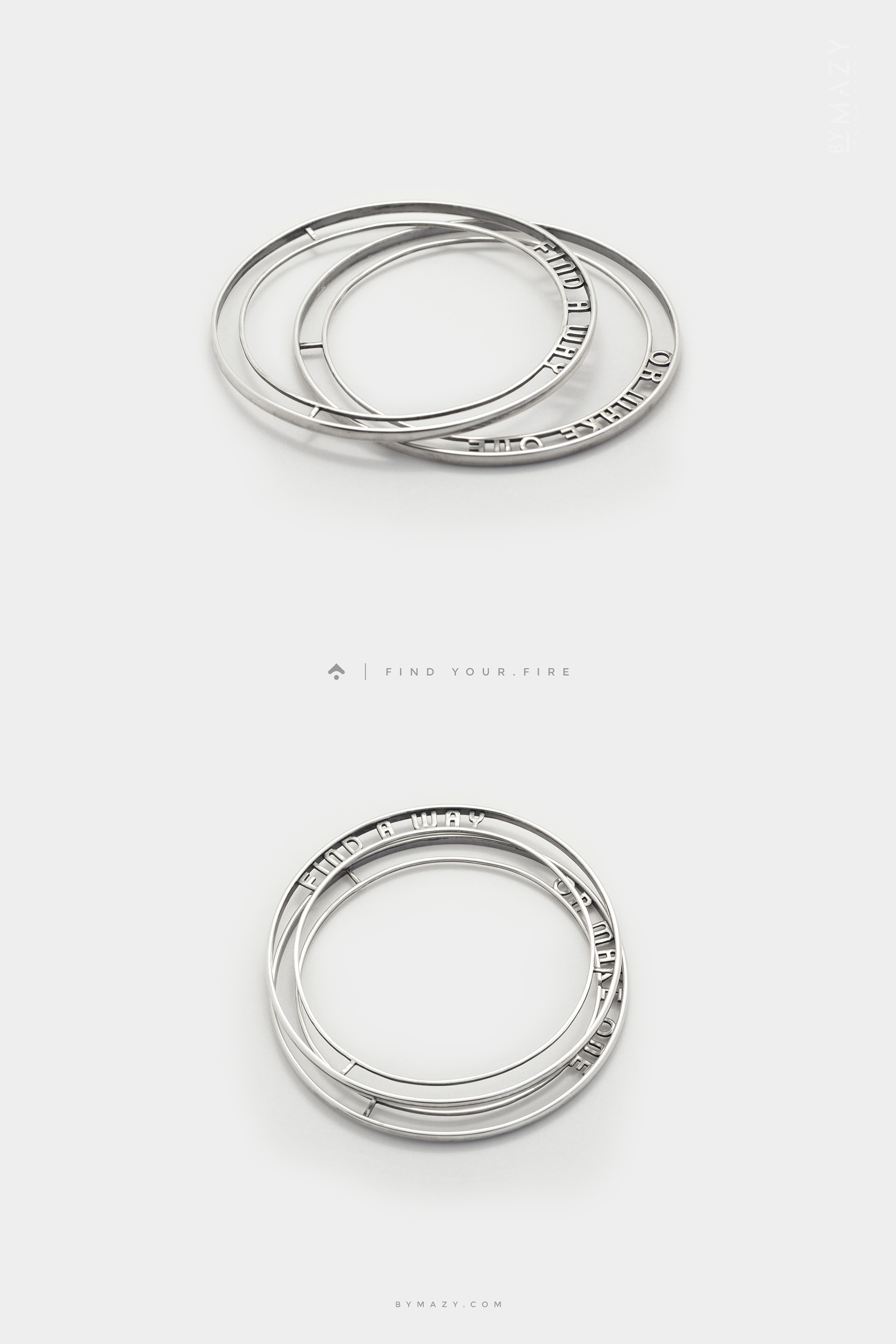 hidden message bangle set, two piece set, minimalist bracelets, bespoke jewellery, 925 sterling silver