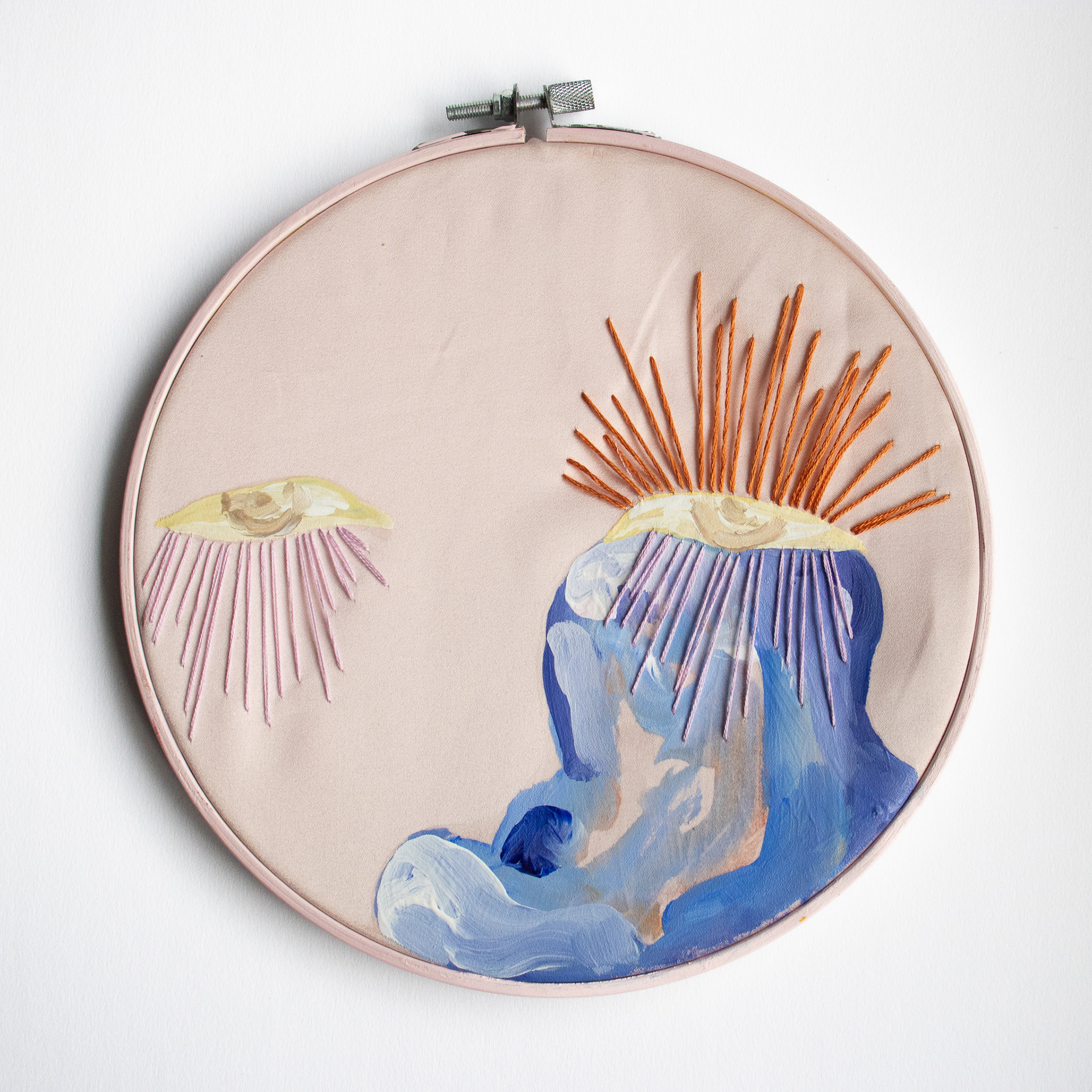 Waterfall, 2024, 8" Diameter