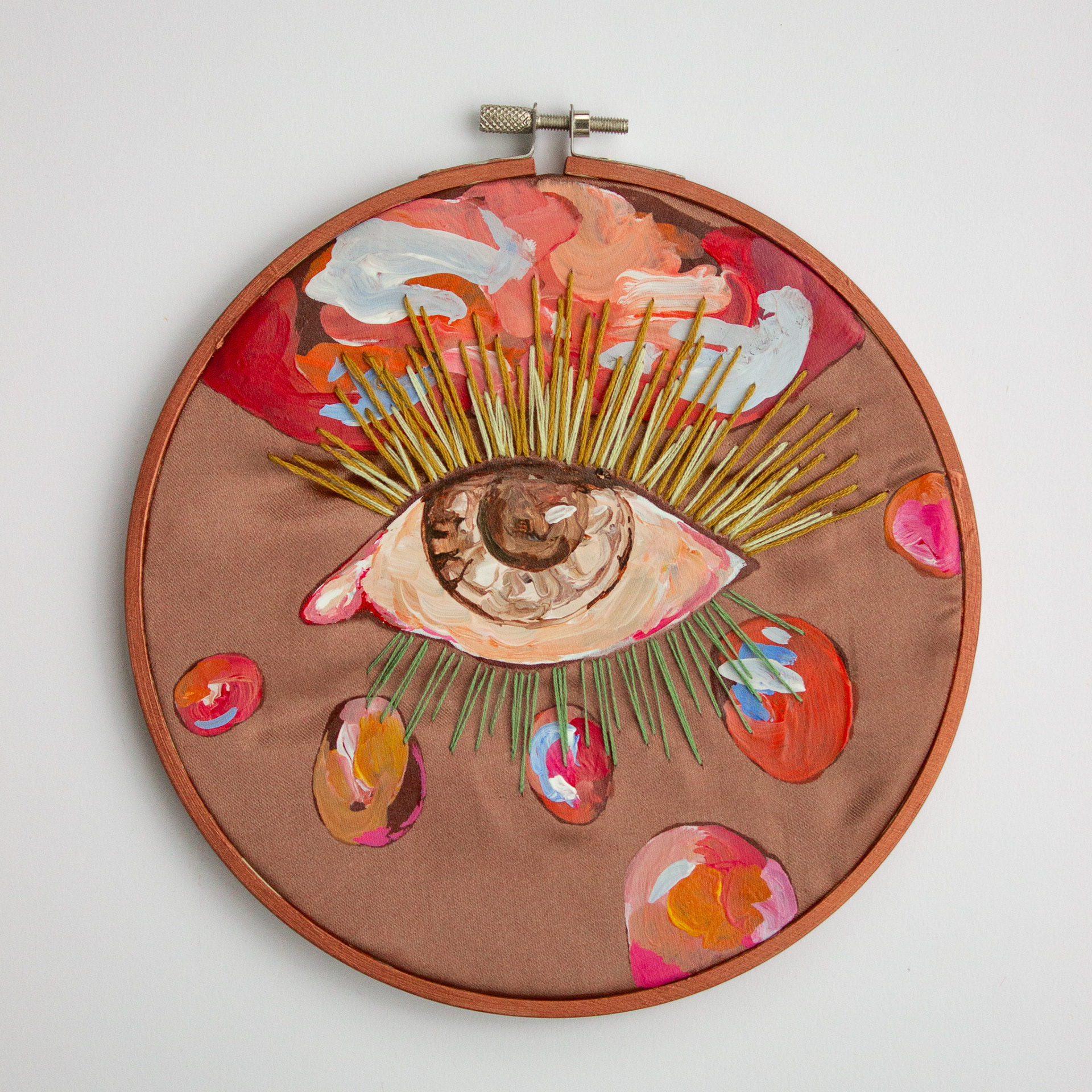 Eye Spy, 2023, 8" Diameter
