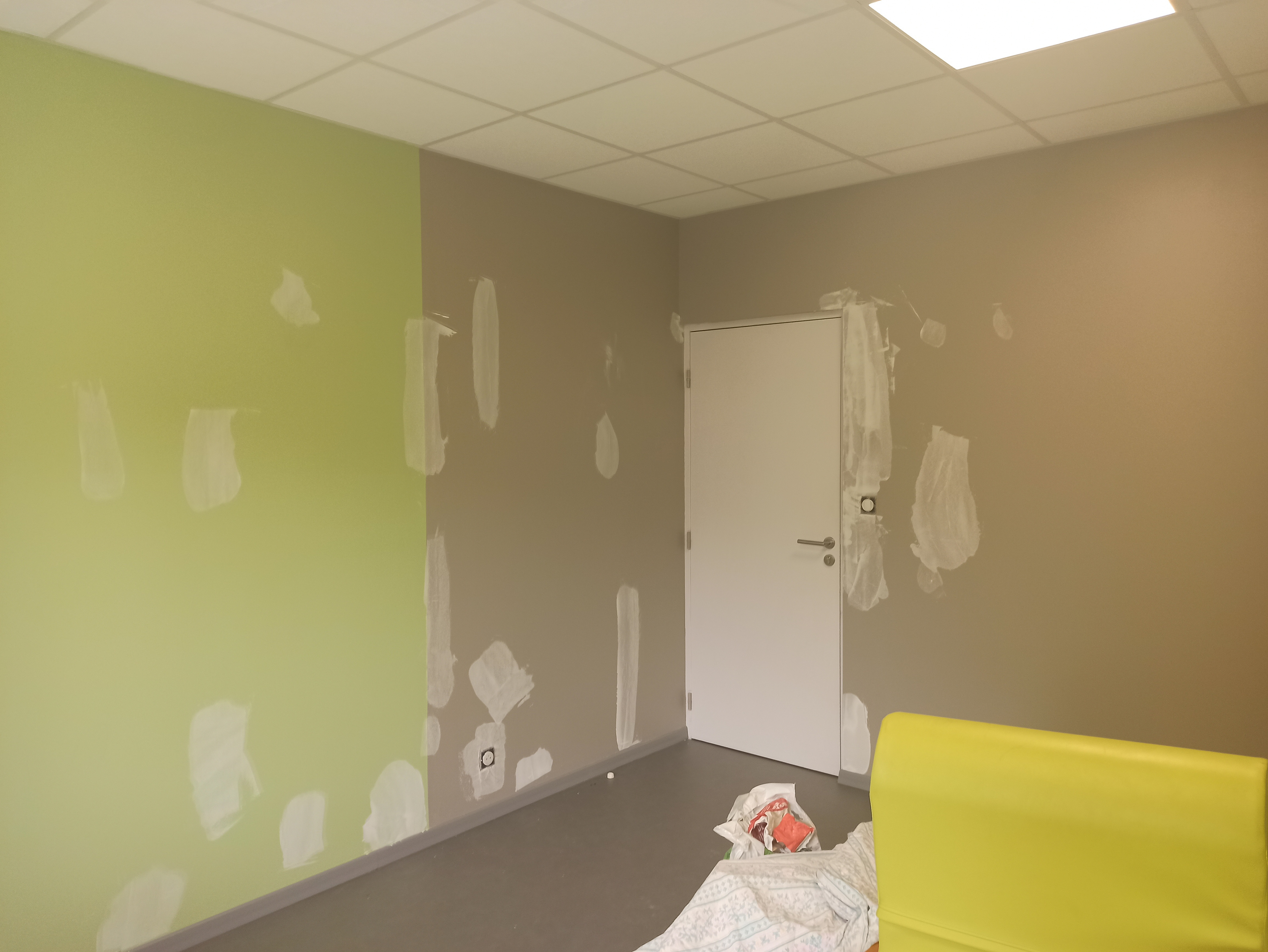 préparation du support