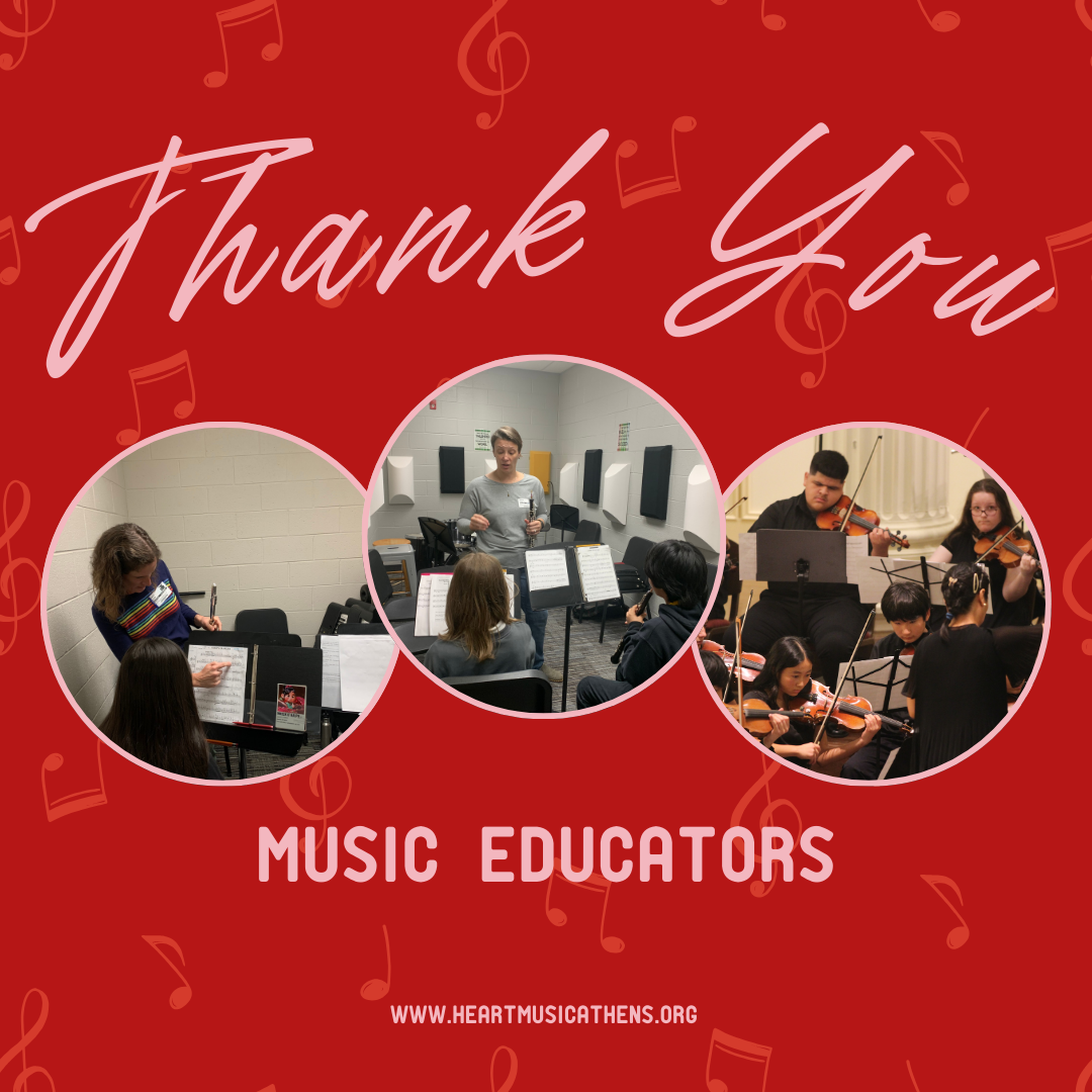 Thank You Music Educators - Graphic