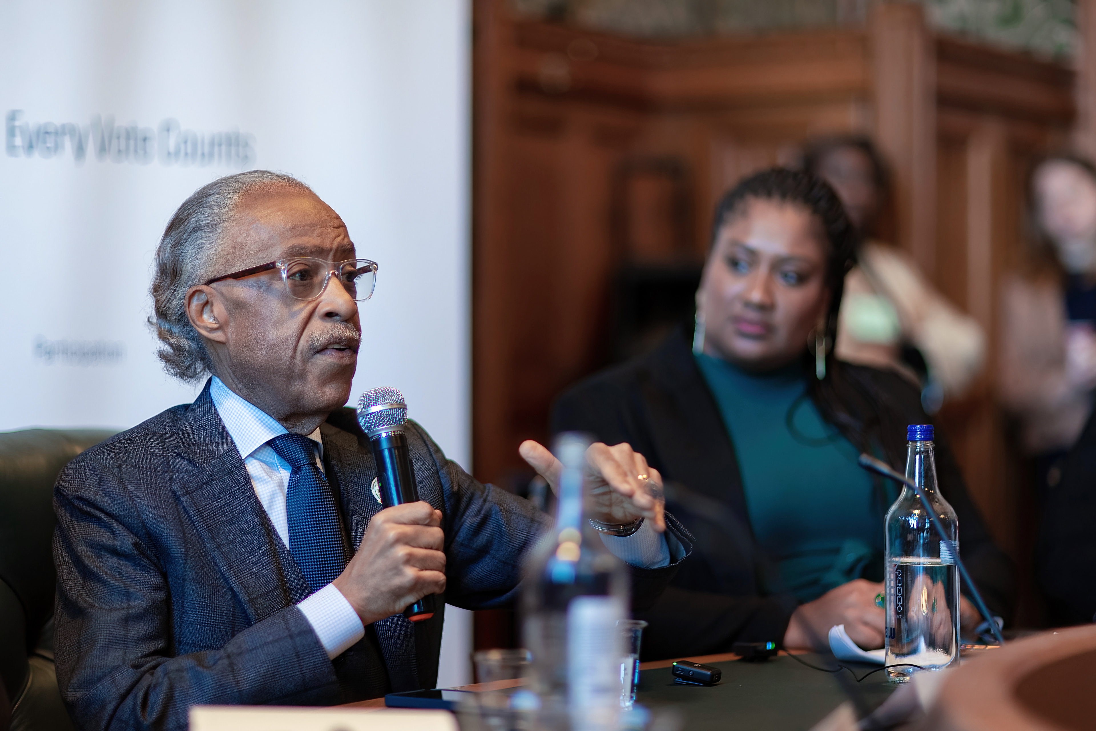 Rev Al Sharpton addresses the House of Commons on galvanising the Black Vote