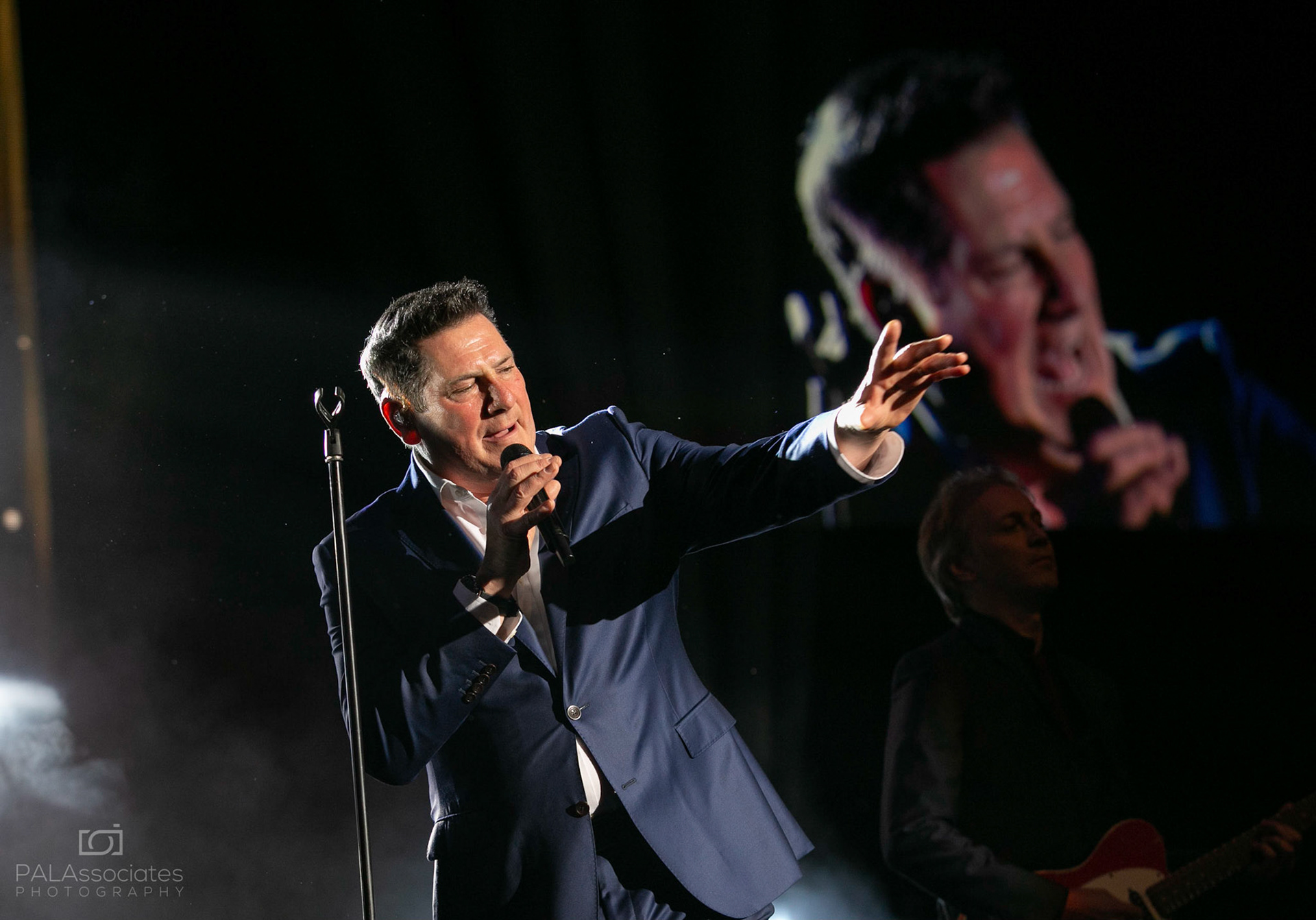 Tony Hadley going for ' Gold' perfoming at the Leeds O2 at The Arias 2018