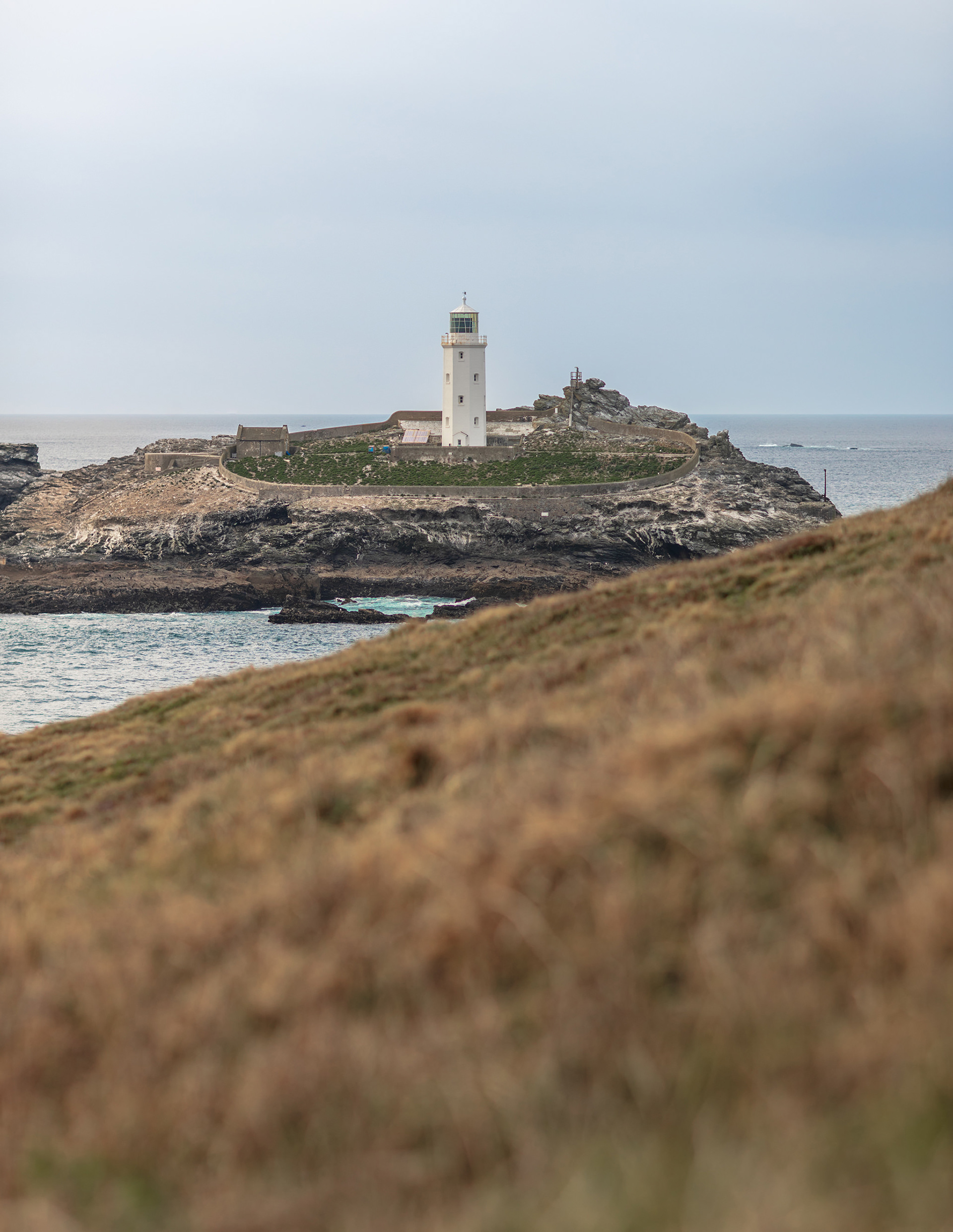 Godrevy Lighthouse, Cornwall, UK