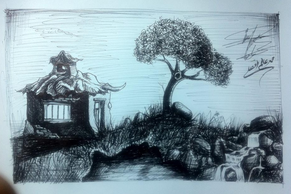 Teenage years drawing