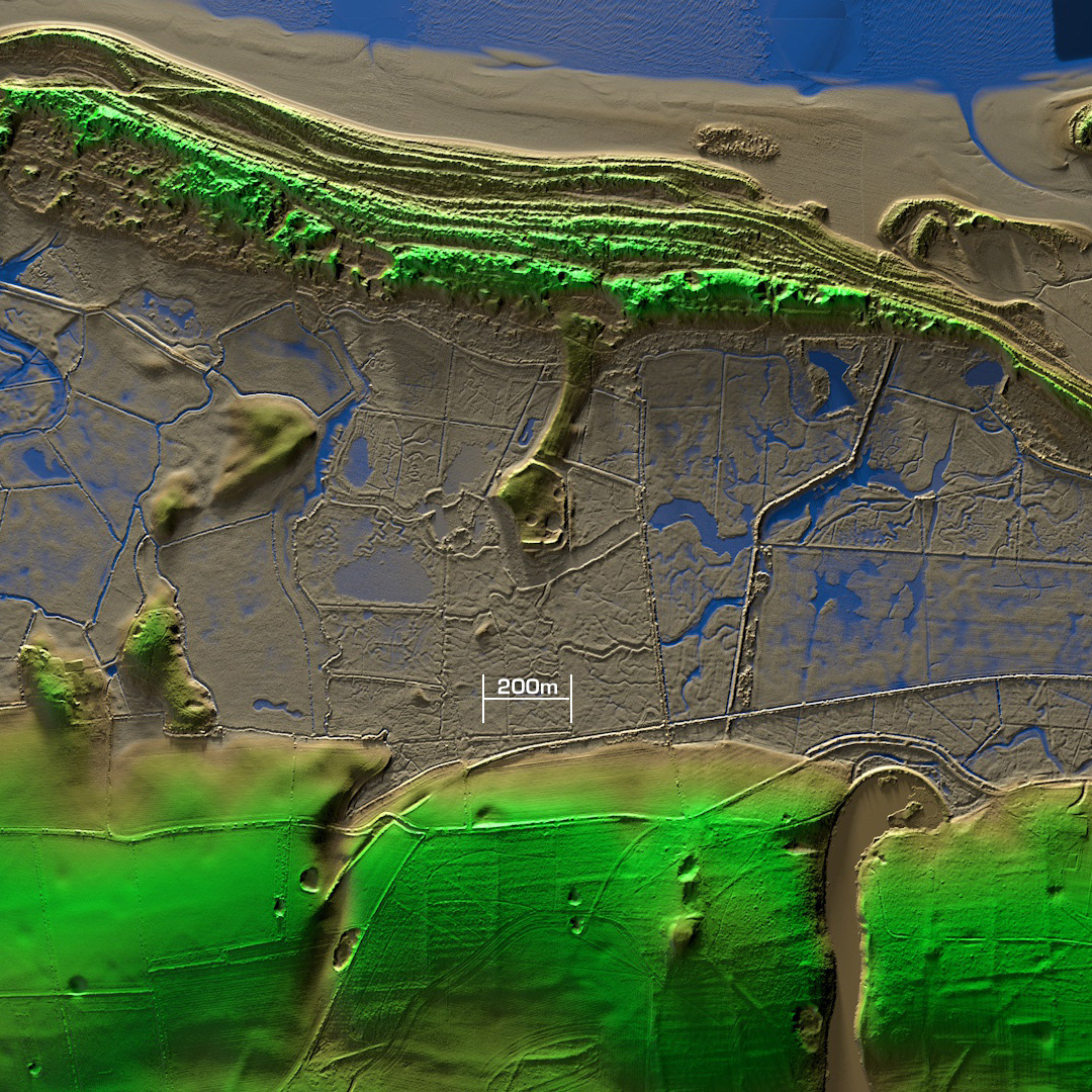 lidar holkham camp iron age hillfort norfolk tacitus
