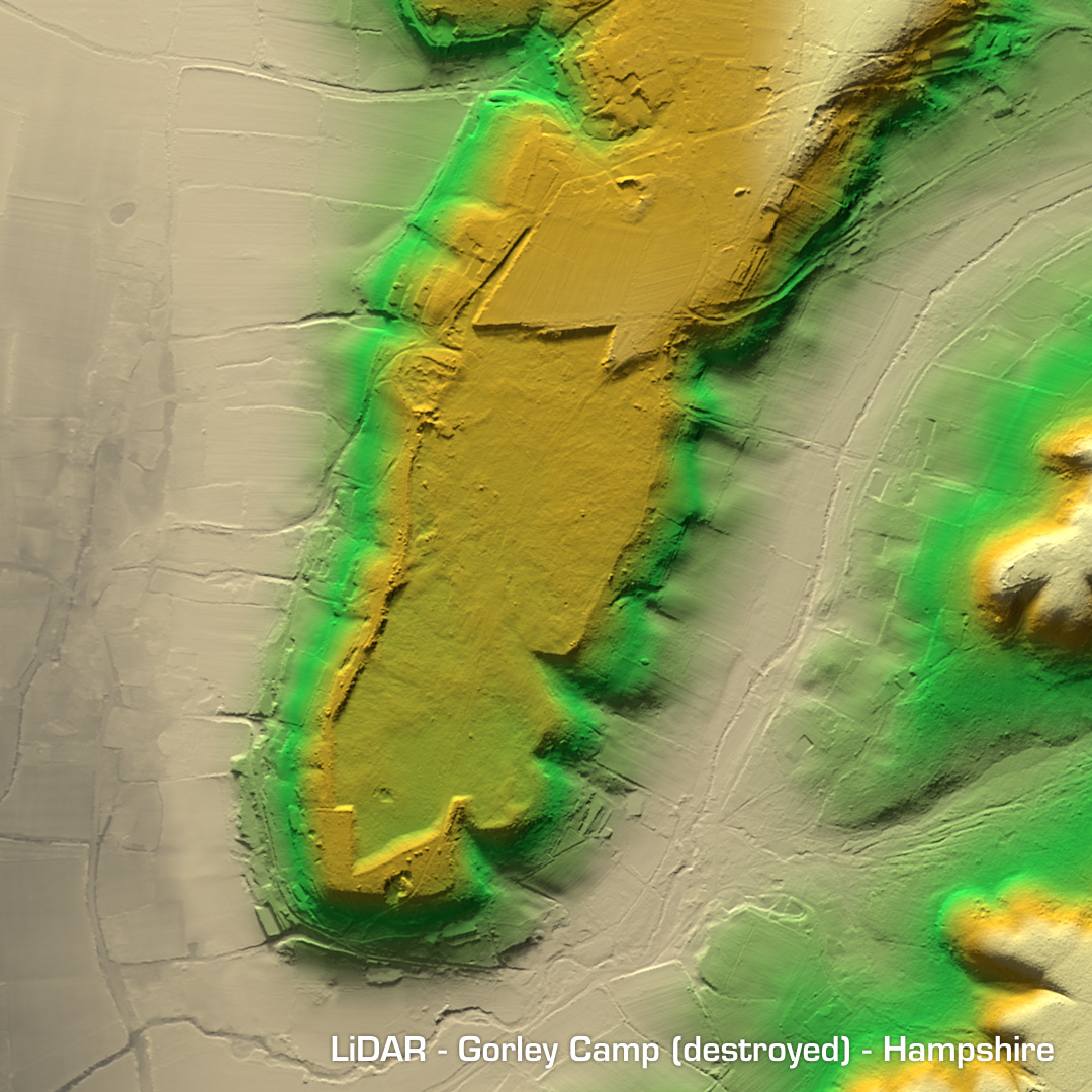 gorley camp iron age hillfort lidar hampshire